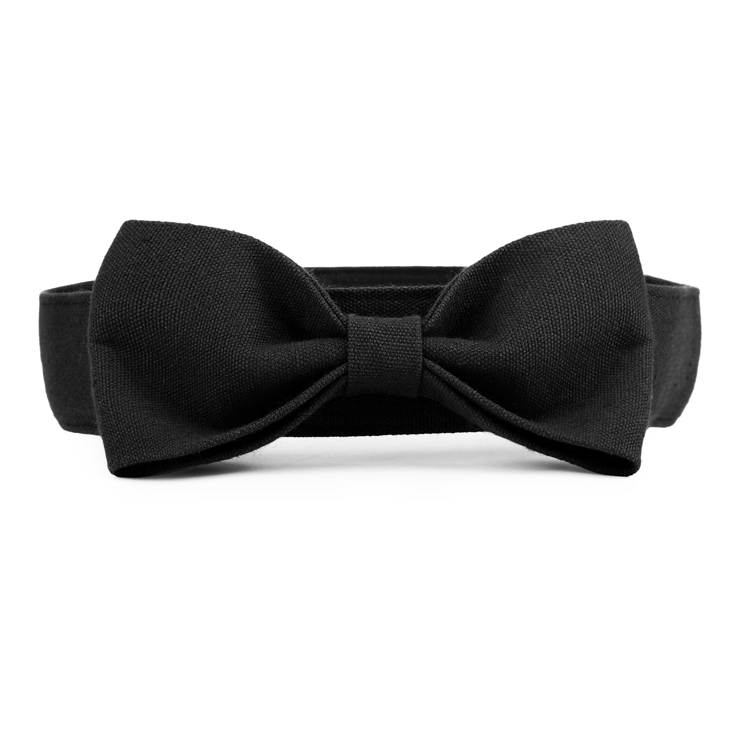 Segarty Dog Bowtie, Adjustable Black Bowtie Collar For Large Dogs, Durable Dog Neck Tie Tuxedo Comfortable Cotton Boy Pets Bows 