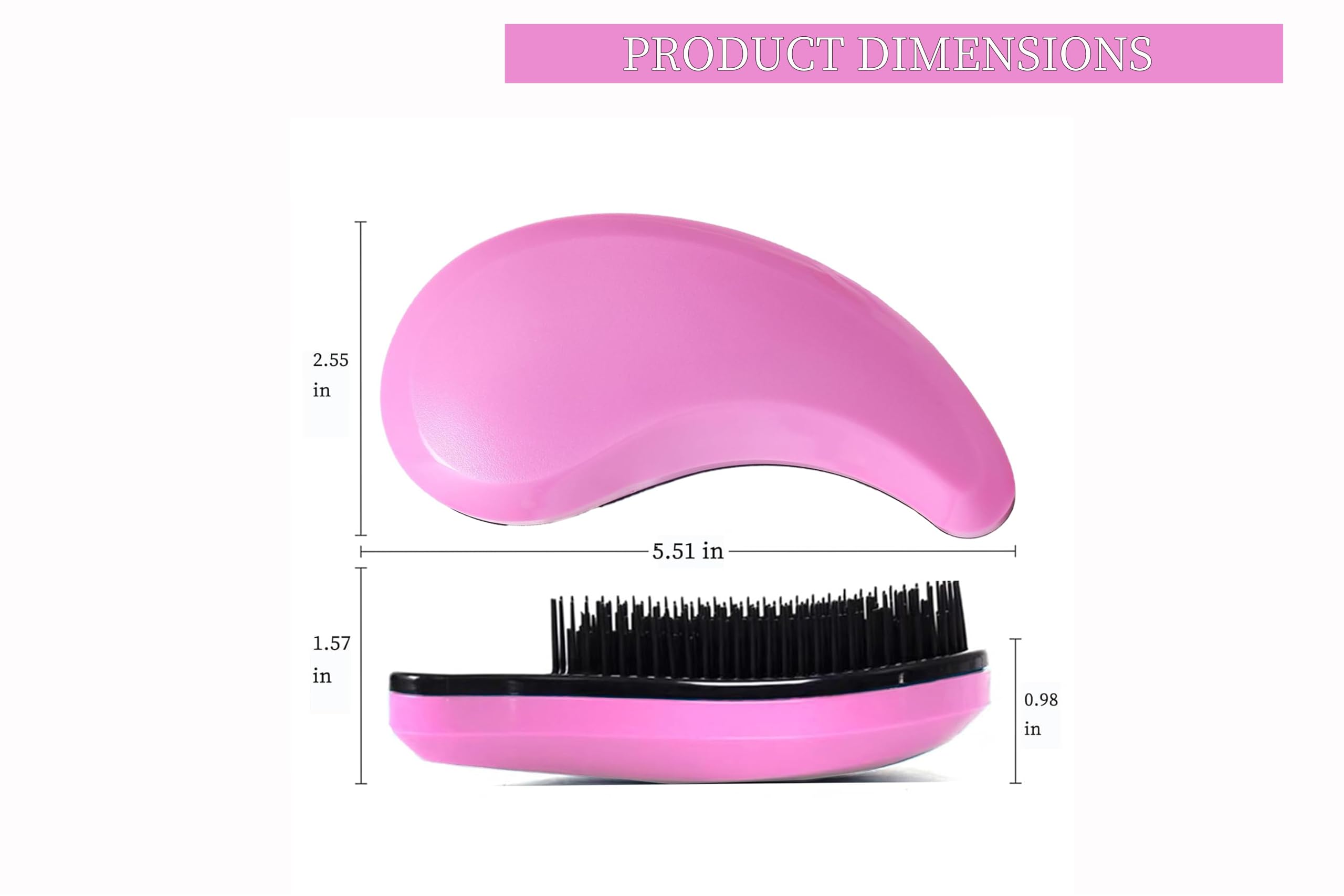 MAEELOU Puppy Brush for Small Dogs - Soft Dog Brush - Perfect Yorkie, Shih Tzu, Maltipoo & Maltese Grooming - Gentle Hair Remove