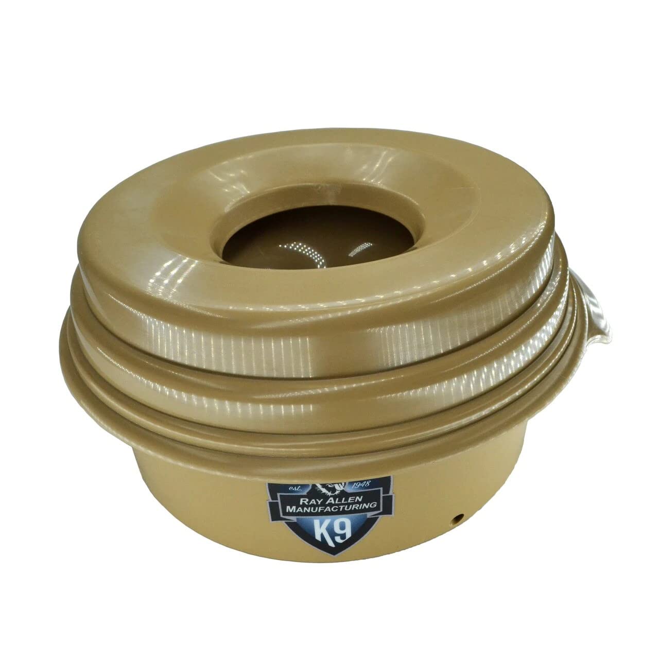 Ray Allen Buddy Bowl - Spill Proof Dog Water Bowl (44Oz Coyote)