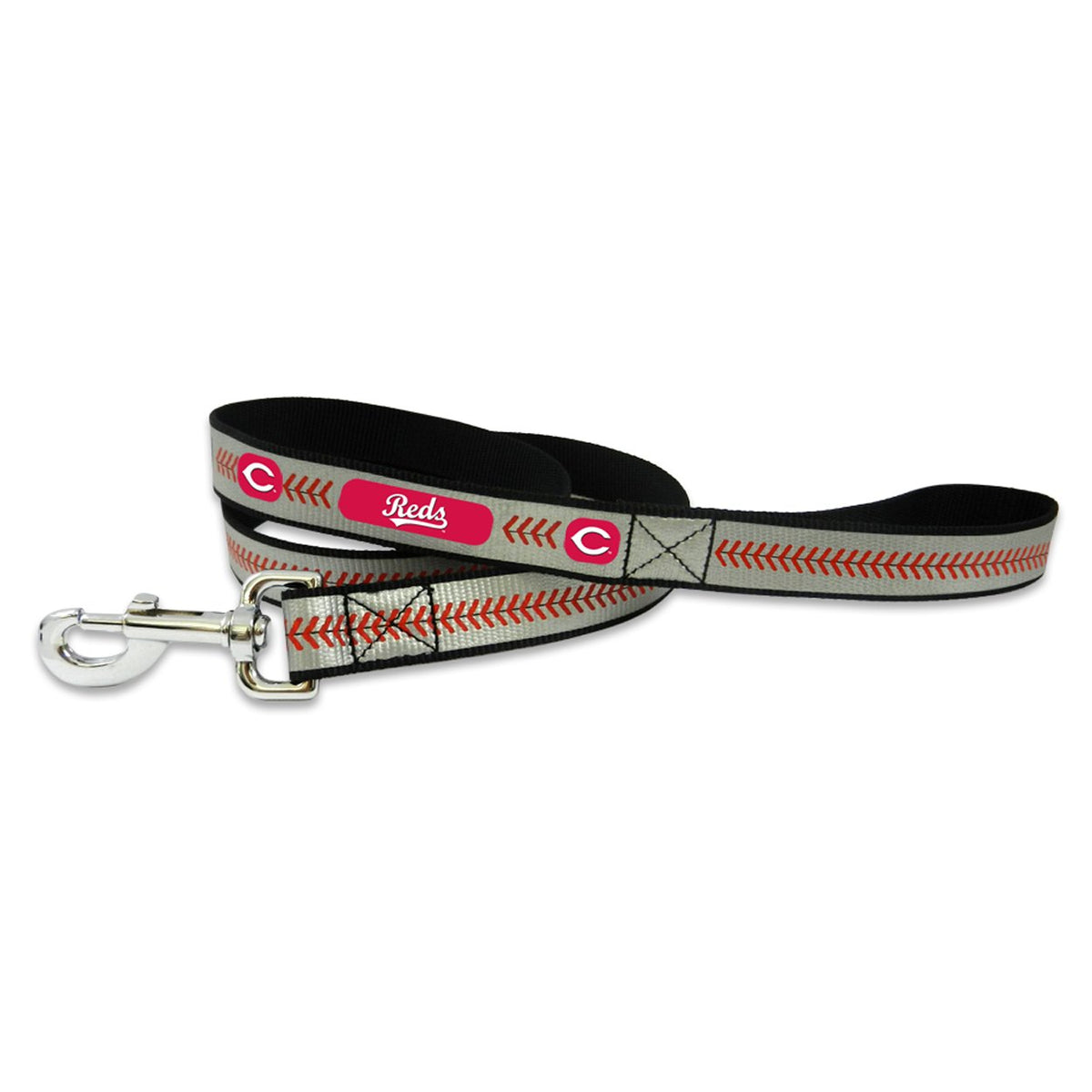 Mlb Cincinnati Reds Baseball Pet Leash, Reflective, Small