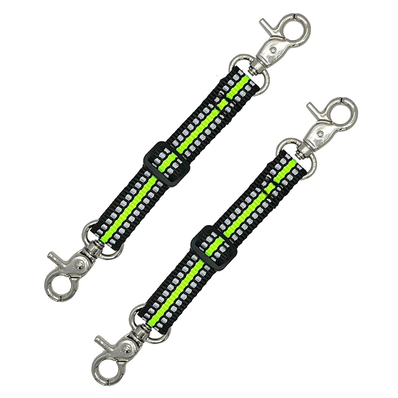 Adjustable Backup Safety Clip For Small Dog Collar, Prong Collar For Mini Dogs, Double Ended Gentle Slip Collar For Dog Harness