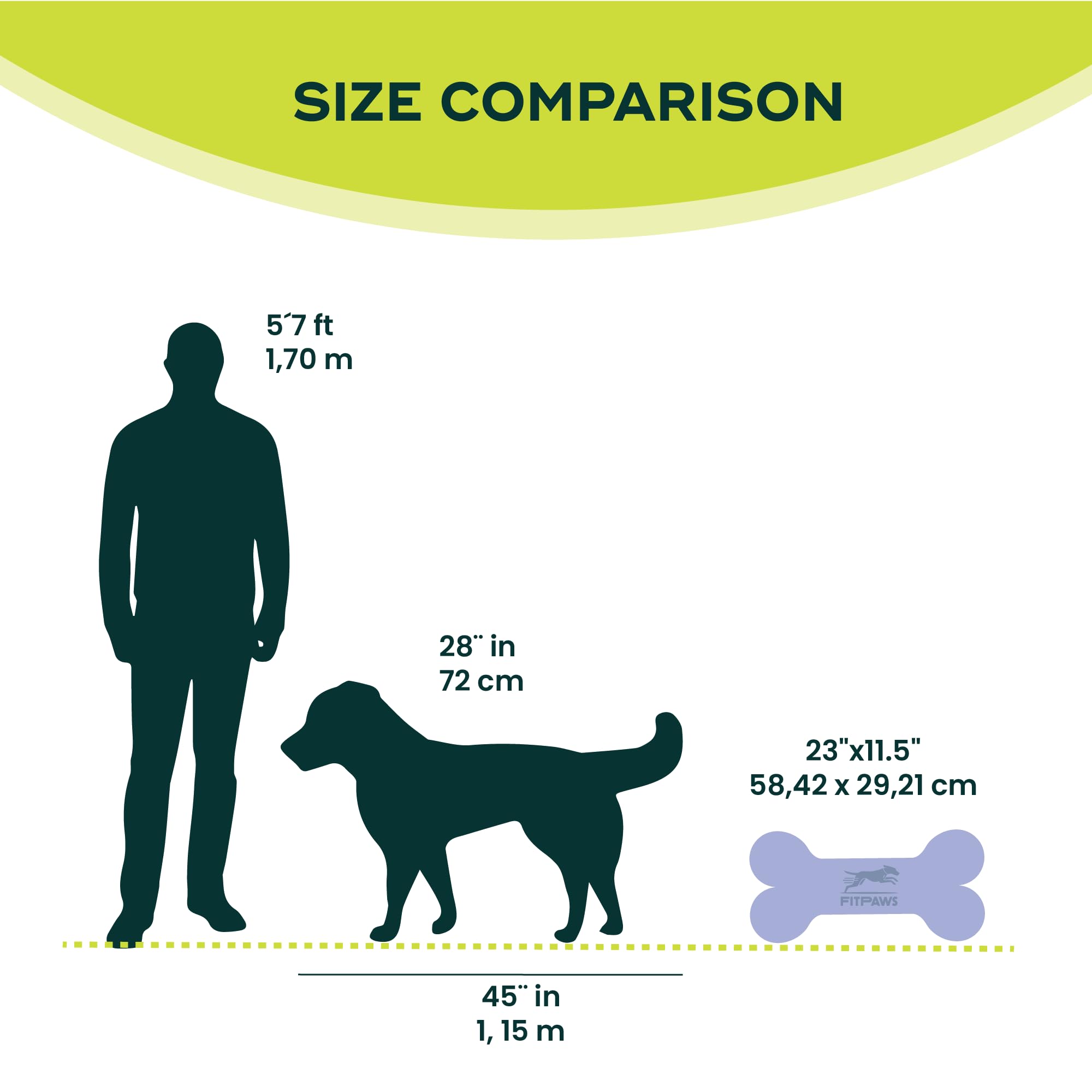 Fitpaws® K9Fitbone® - Regular, Razzleberry | Dog Balance Training Platform & Exercise Equipment | Workout Tool For Strength, Core & Stability