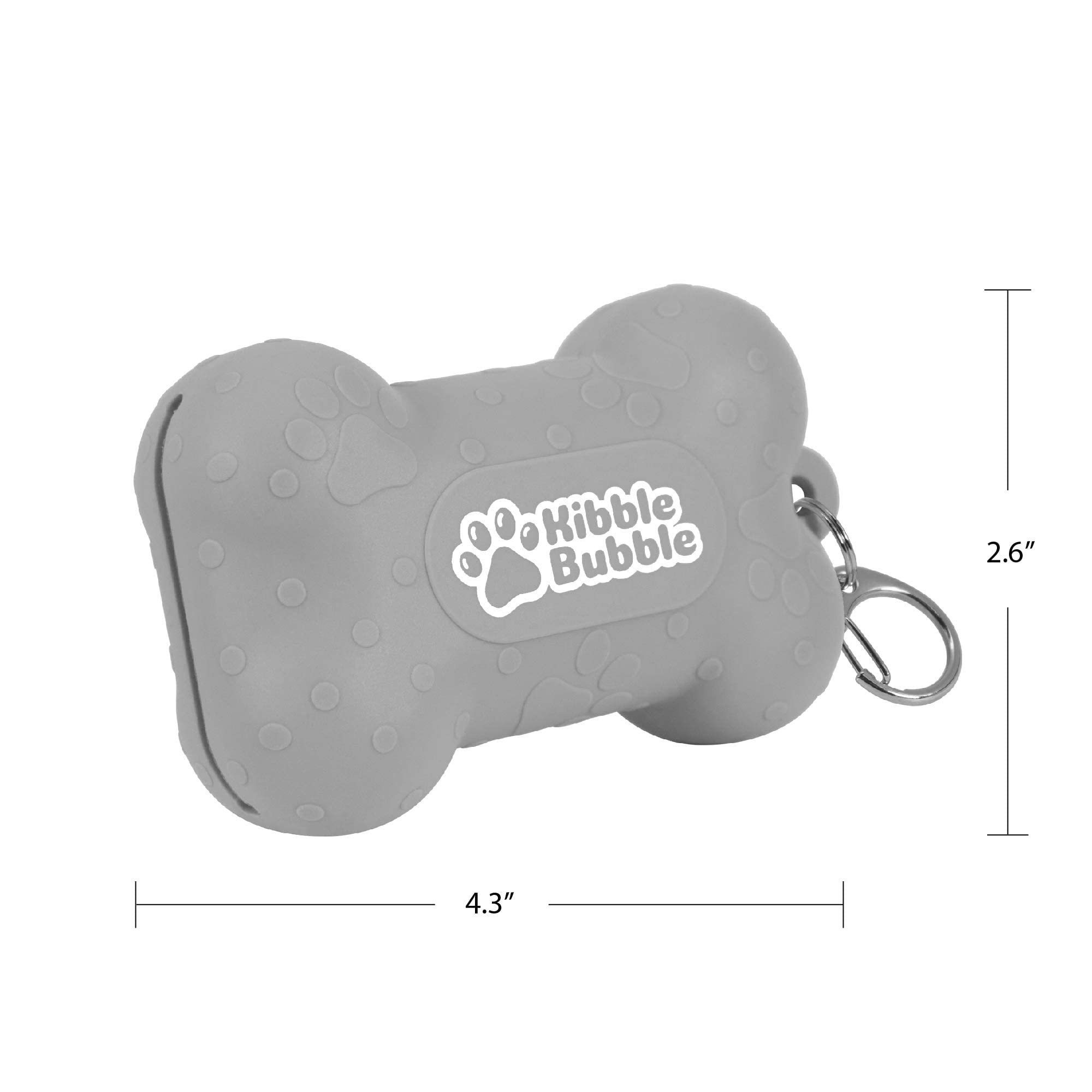 Kibble Bubble Dog Treat Pouch, Bone, Green