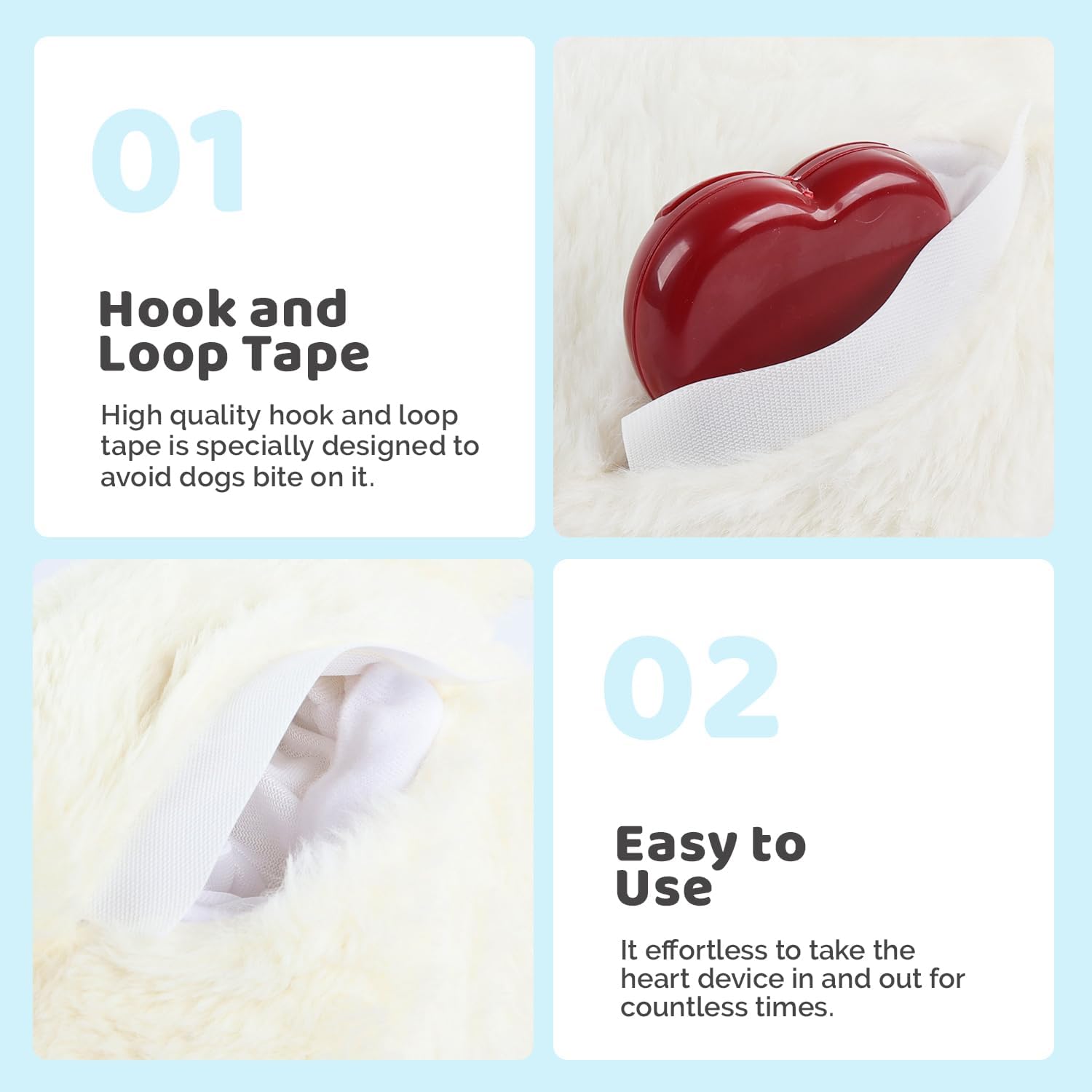 All For Paws Puppy Heartbeat Stuffed Animal Toy,Dog Anxiety Toys Soothing Dog Crate Snuggle Sleep Aid Plush Toys Comfort Toys