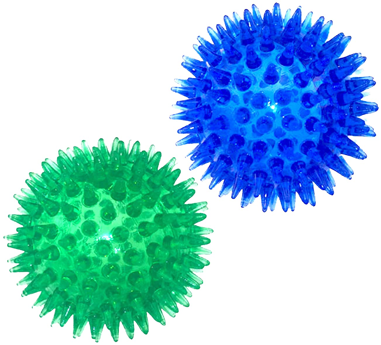 PetSport 4 Gorilla Spiky Ball Floating Dog Toy (2 Pack)  Large | Vanilla Scented Super Durable TPR Rubber | Ultra Light, Stron