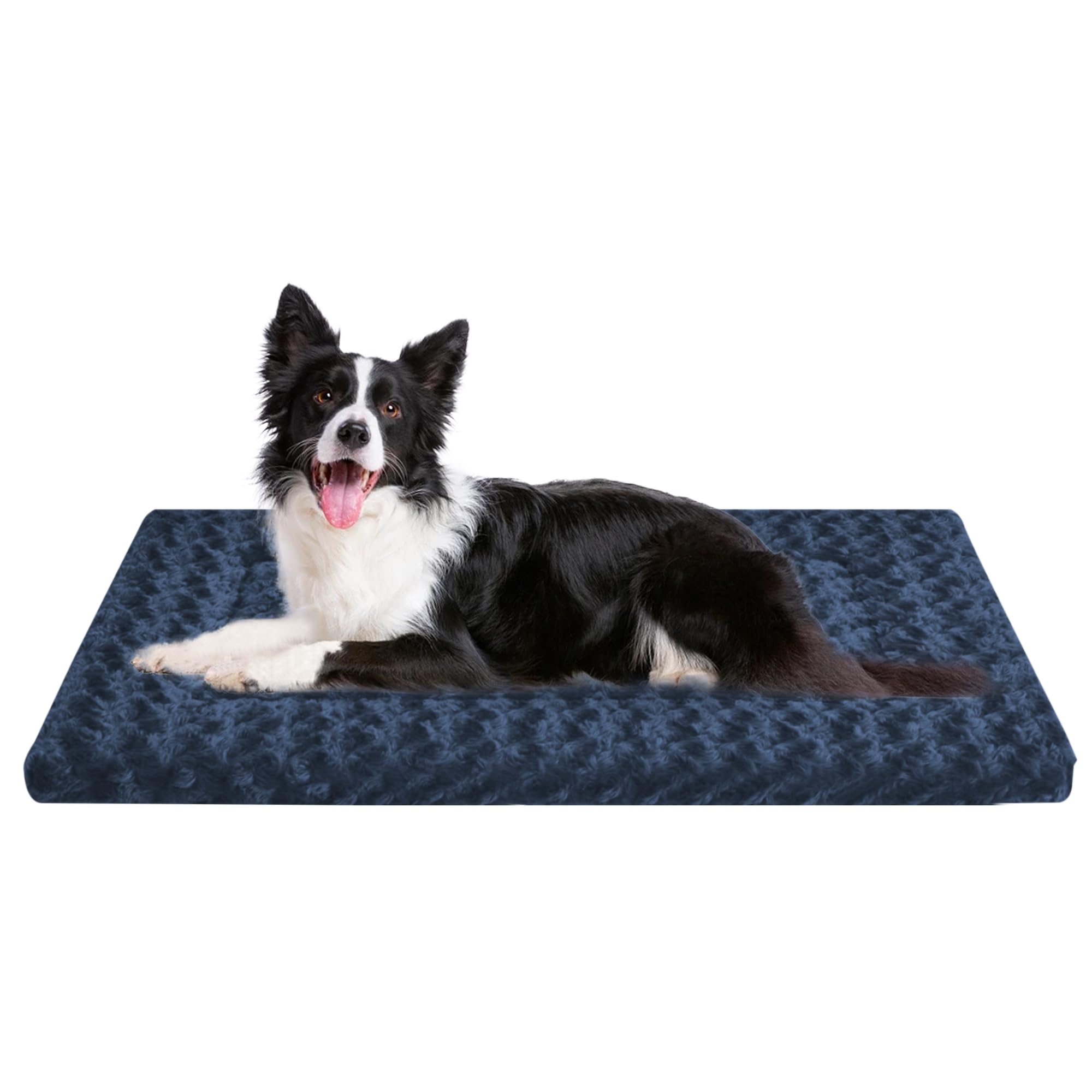 Large Dog Mats For Crates - 36X24 Inch, Ultra-Soft Surface, Waterproof And Machine Washable, Chew Proof Design, Perfect For Home