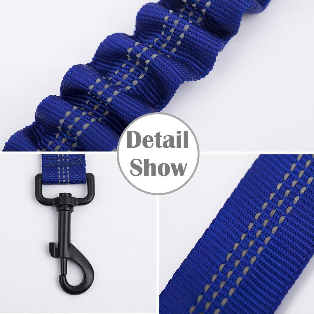 Bungee Leash Extension Attachment, 18'' Shock Absorbing Lead Extension Absorber, Prevent Injury On Arm And Shoulder & Save Dogs