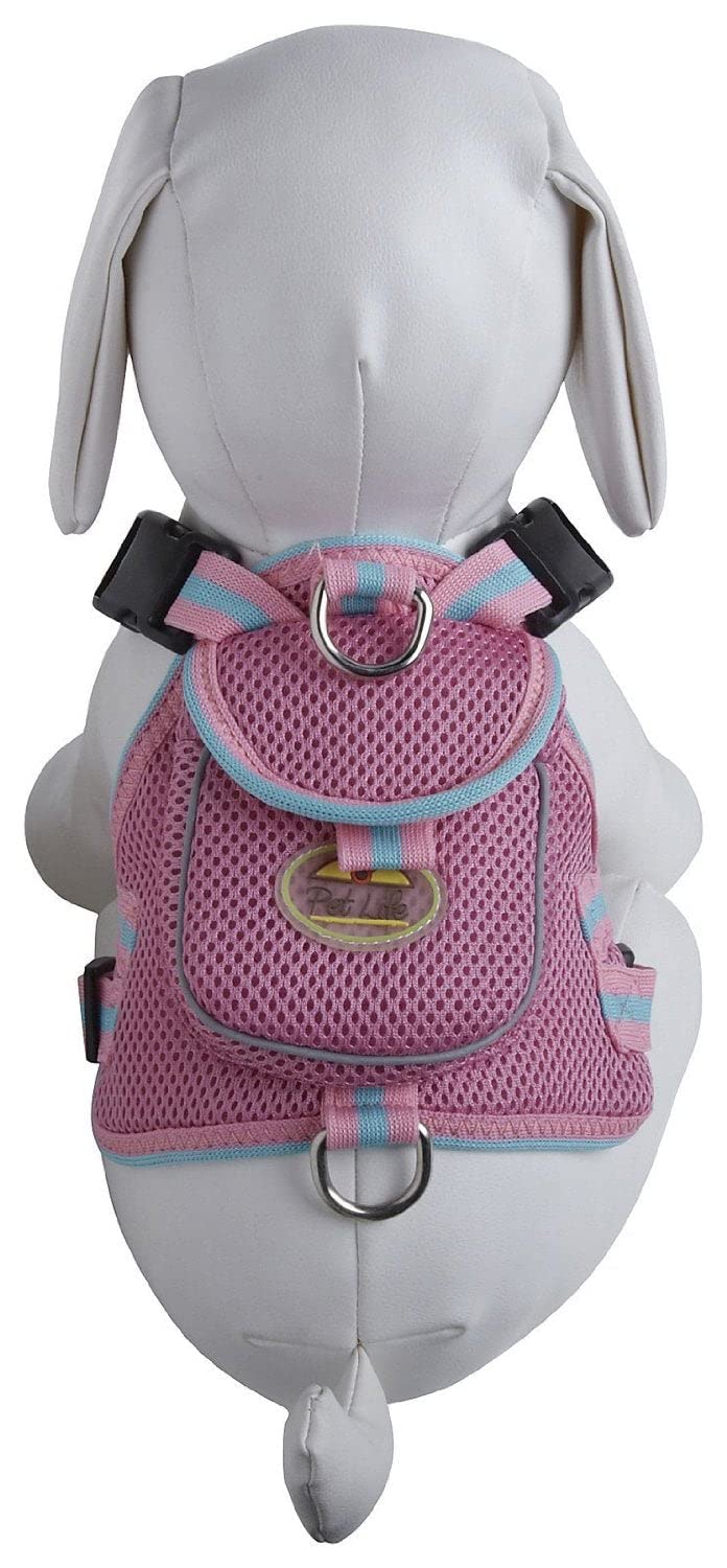 Pet Life  Mesh Pet Harness with Pouch