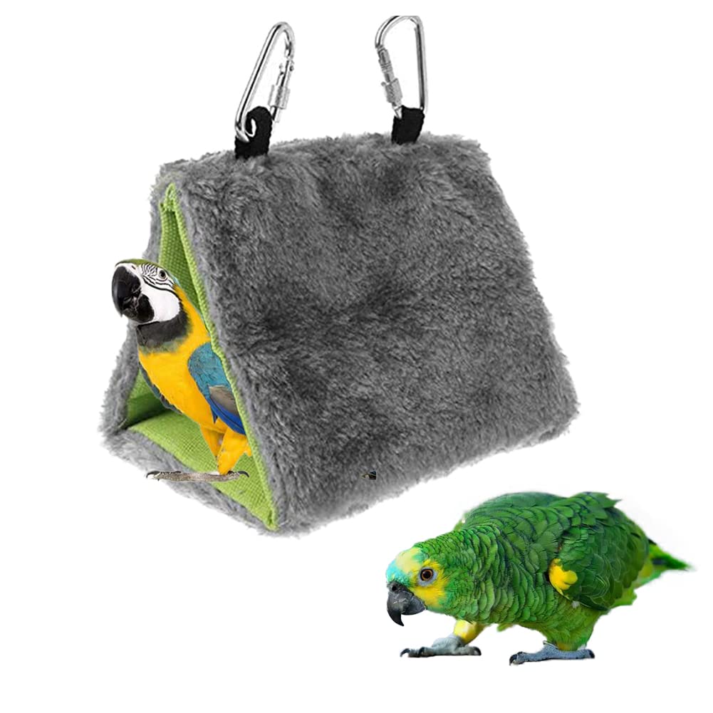 Winter Warm Bird Nest House Hammock Hanging Bed Toy Hut Hideaway For Hamster Parakeet Cockatiel Budgie Finch Canary Conure Loveb