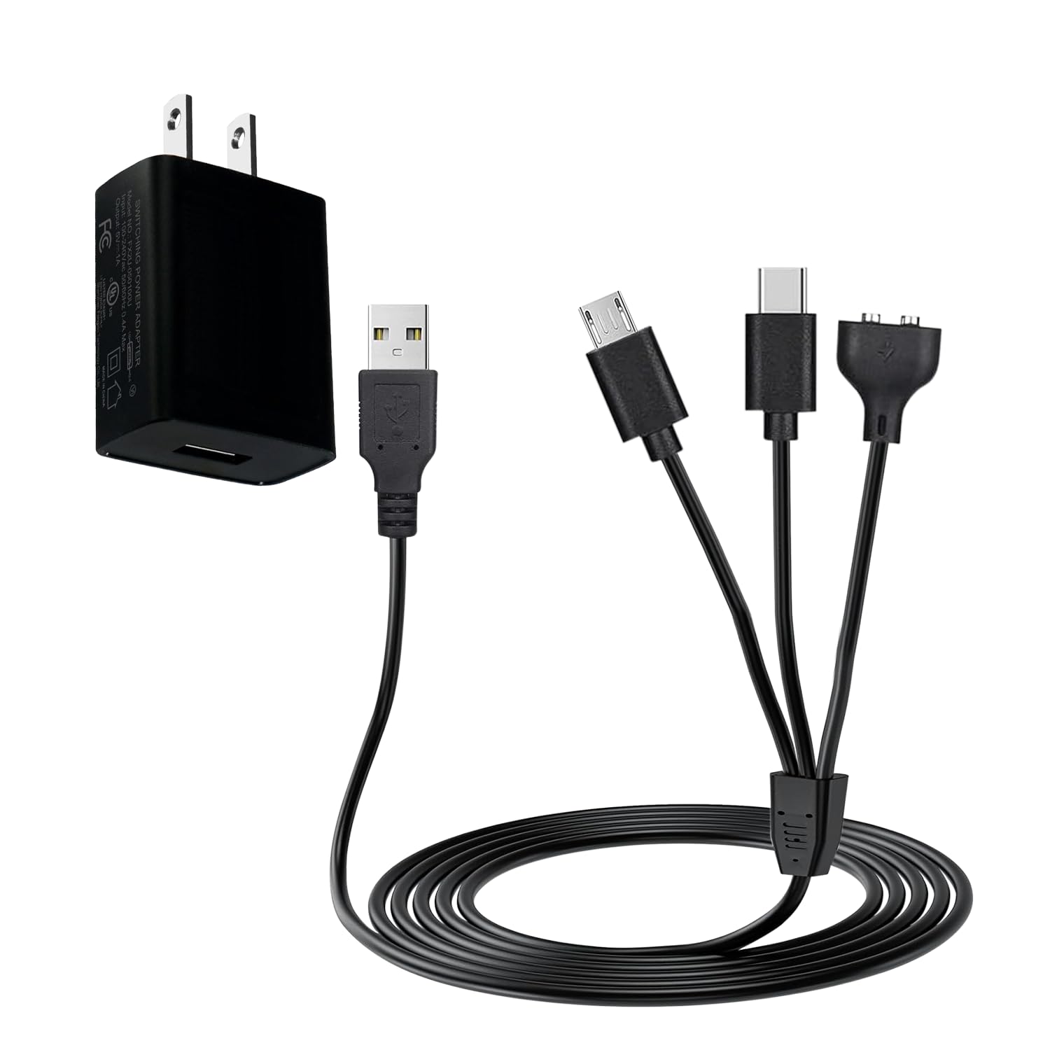 3-In-1 Charger Replacement For Dog Training Collar, Compatible With Delupet Yawpet Nvk Jugbow Uke Jsclyan Shock Collars, 5W Fast