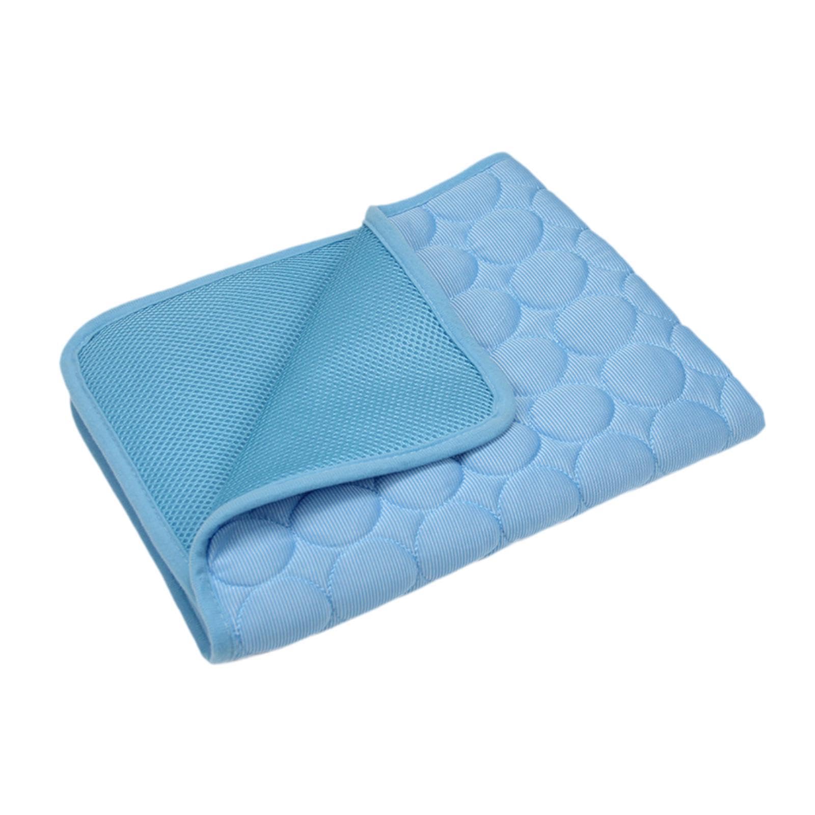 MERISHOPP Pet Cooling Mat Washable Indoor Cats Dog Cat Sleeping Mat for Sofa Floor Beds Blue Dogs | Cats | Puppy | pet | Rabbit 