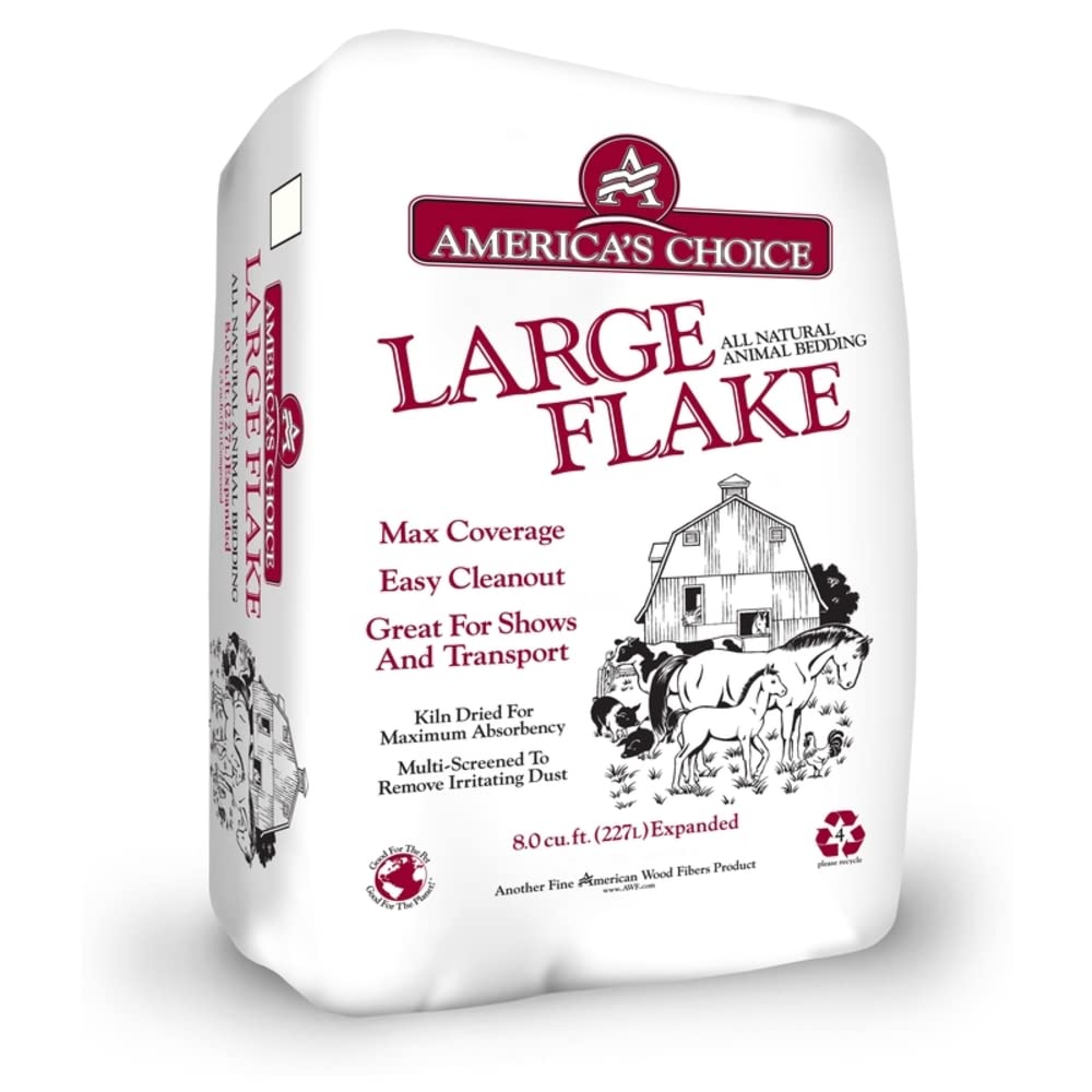 AMERICAN WOOD FIBERS 532.67P2LGEAC 8 CUFT Large Flake Bedding