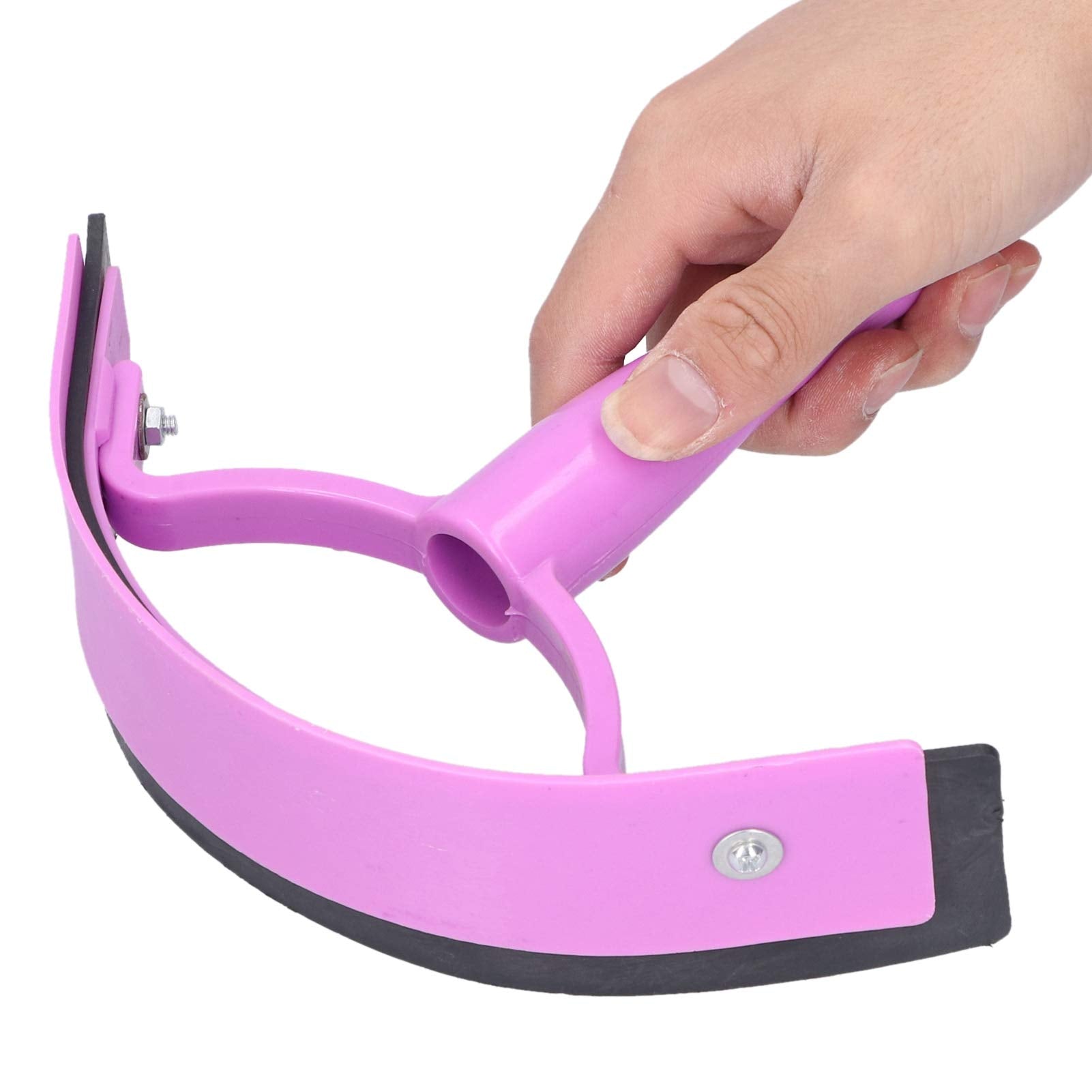 Horse Squeegee, Horse Sweat Scraper with Ergonomic Shape and Grip Firm Handle Riding Grooming Tool Horse Brushes for Horse, 8.7x