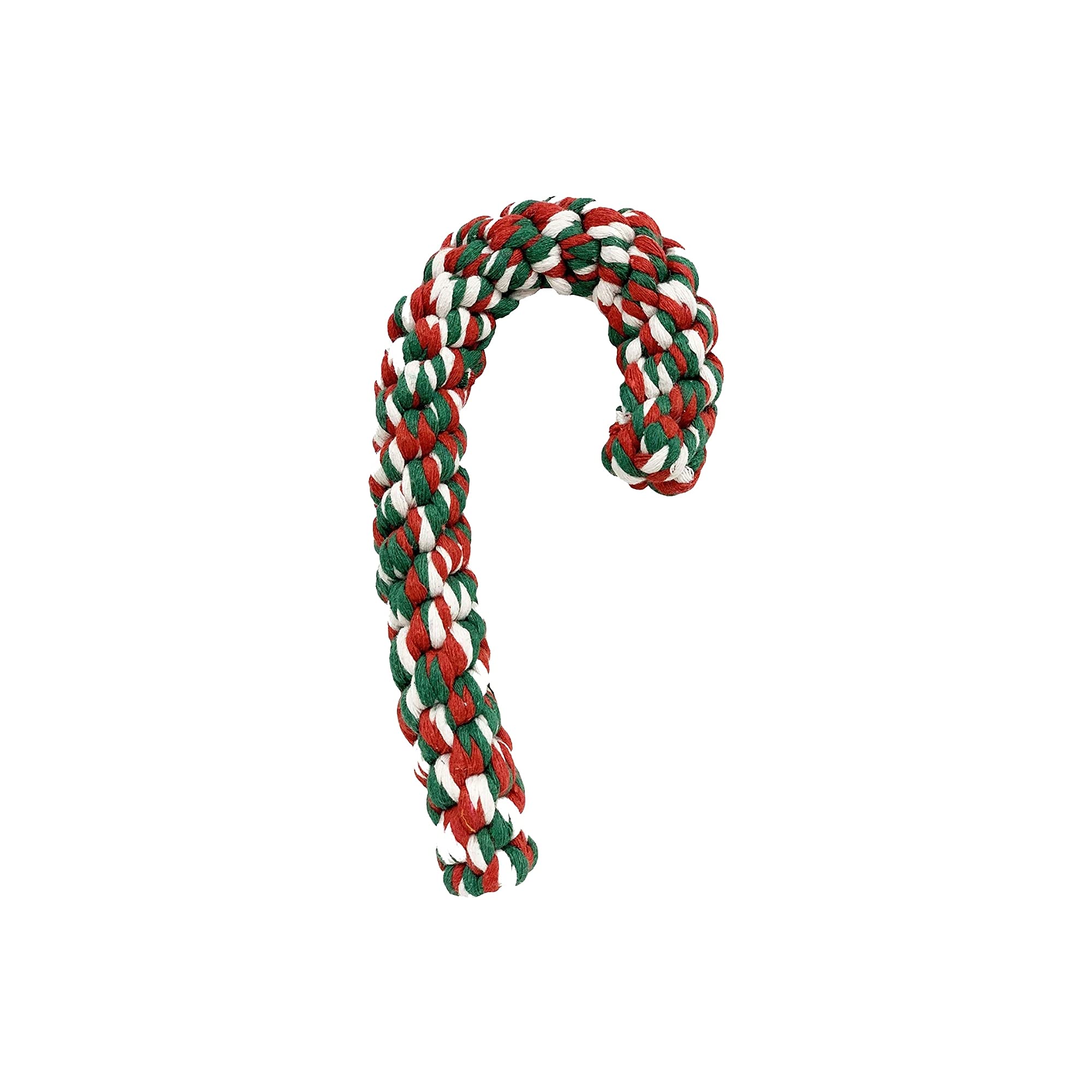 Midlee Candy Cane 8' Rope Dog Toy