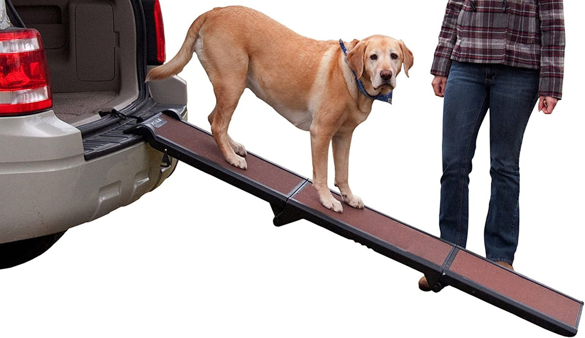 Pet Gear Travel Lite Ramps For Dogs And Cats, Compact Easy-Fold, Lightweight And Portable, Built-In Carry Handle, Supports 150-200Lbs, Available In 2 Models