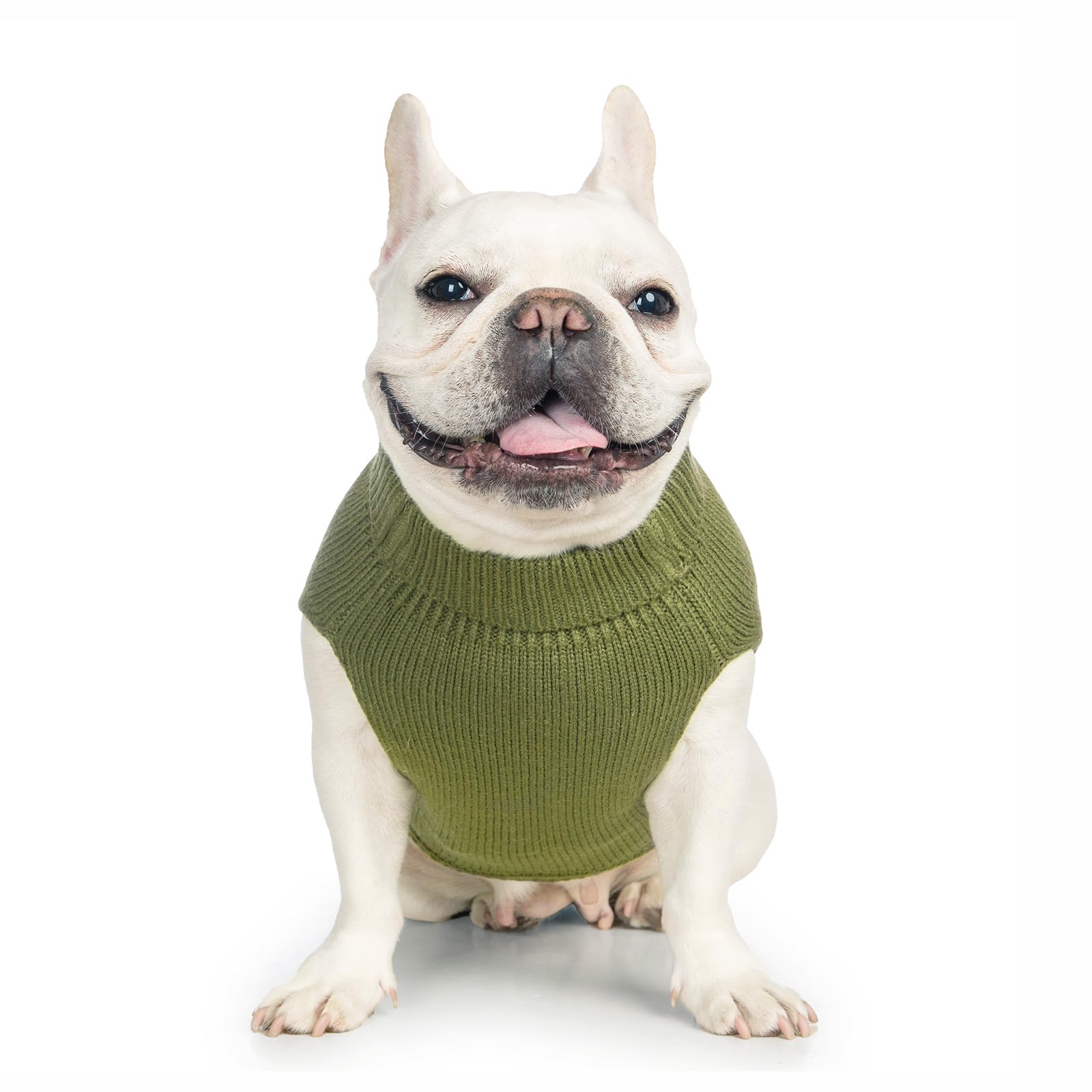 Jnancun Cat Sweater Keep Your Pets Cozy, 16 Color Turtleneck Knitted Sleeveless Cat Clothes, Winter Outfits For Cats & Small Dog