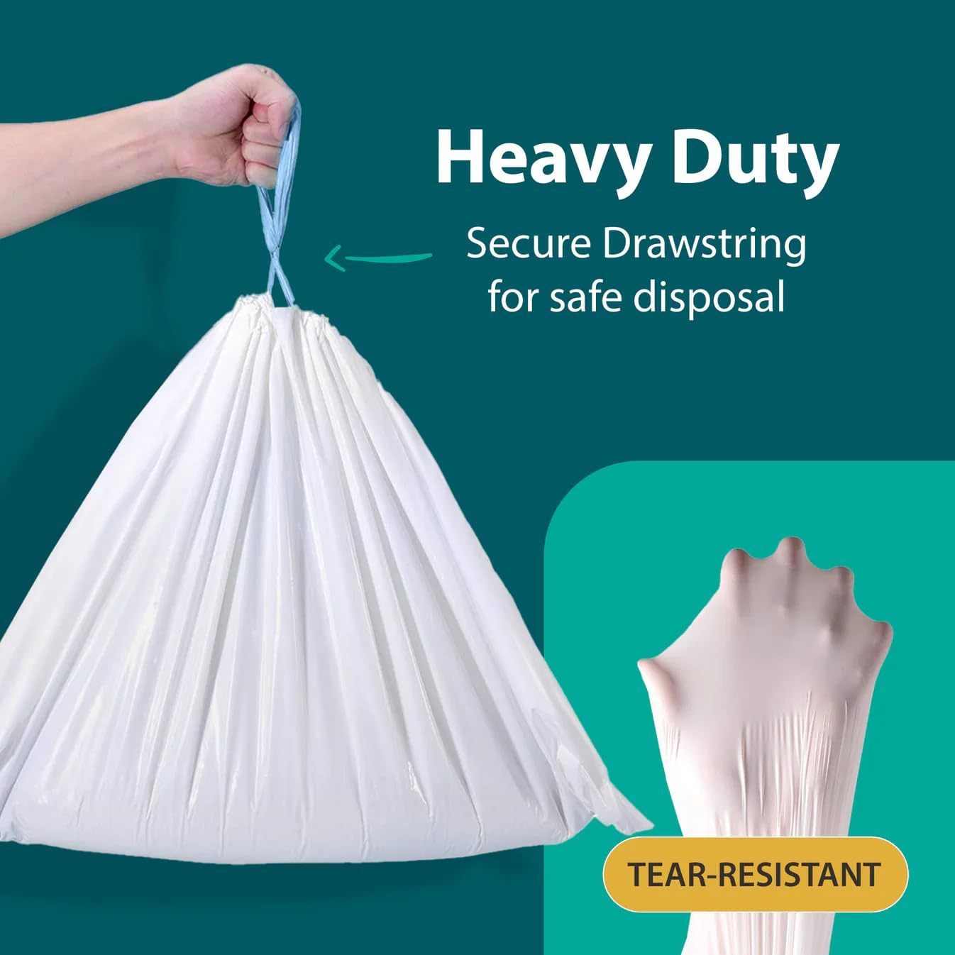 Premium Self Cleaning Cat Litter Box Liners Kitty Litter Bags Poop Bags Pet Waste Bags & Durable Litter Box Liners Ultimate Odor