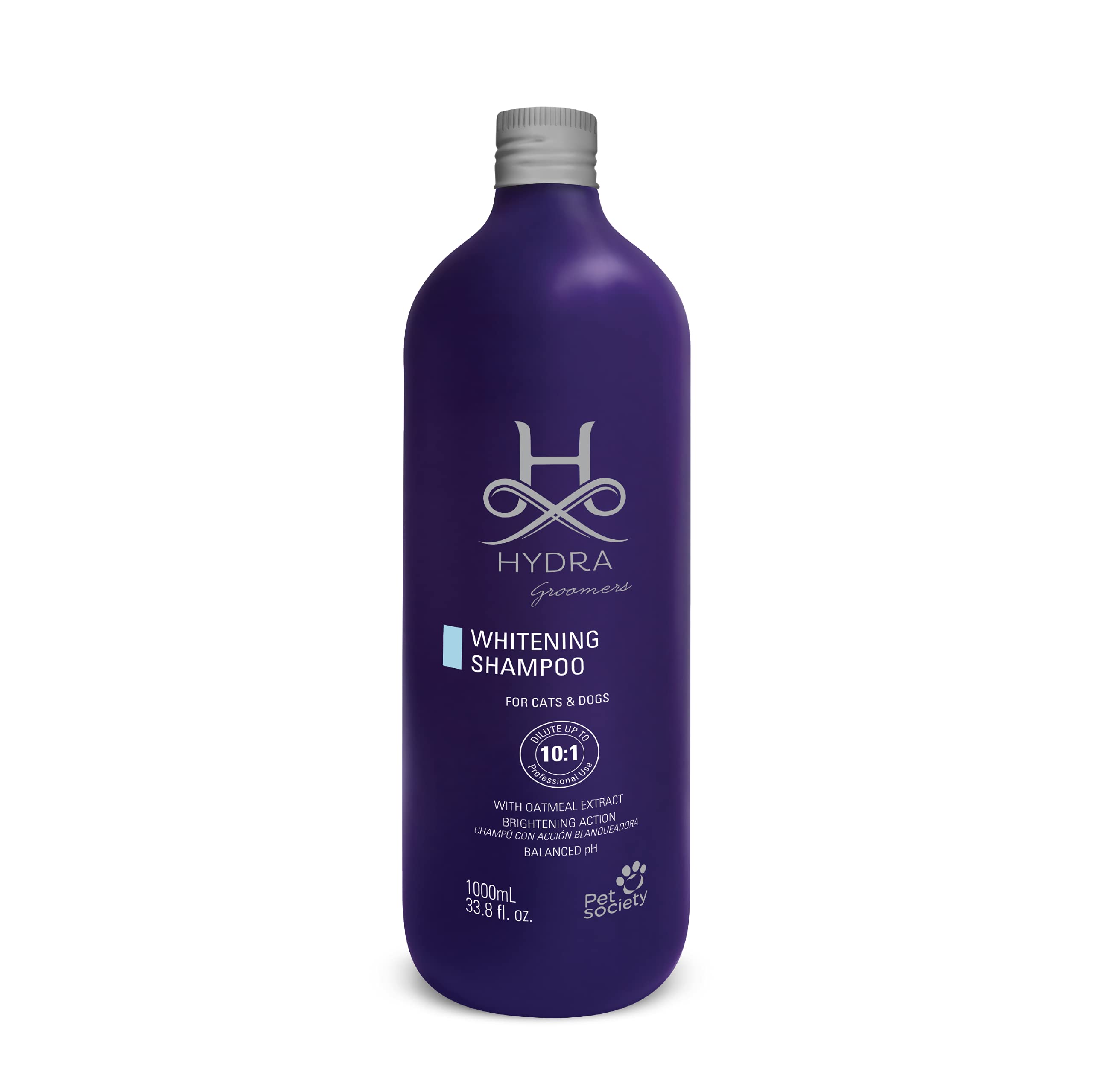 Hydra Professional Whitening Shampoo For Dogs And Cats, Pet Whitening Shampoo For Light-Colored Fur Or Hair, Reduces Yellow Colo