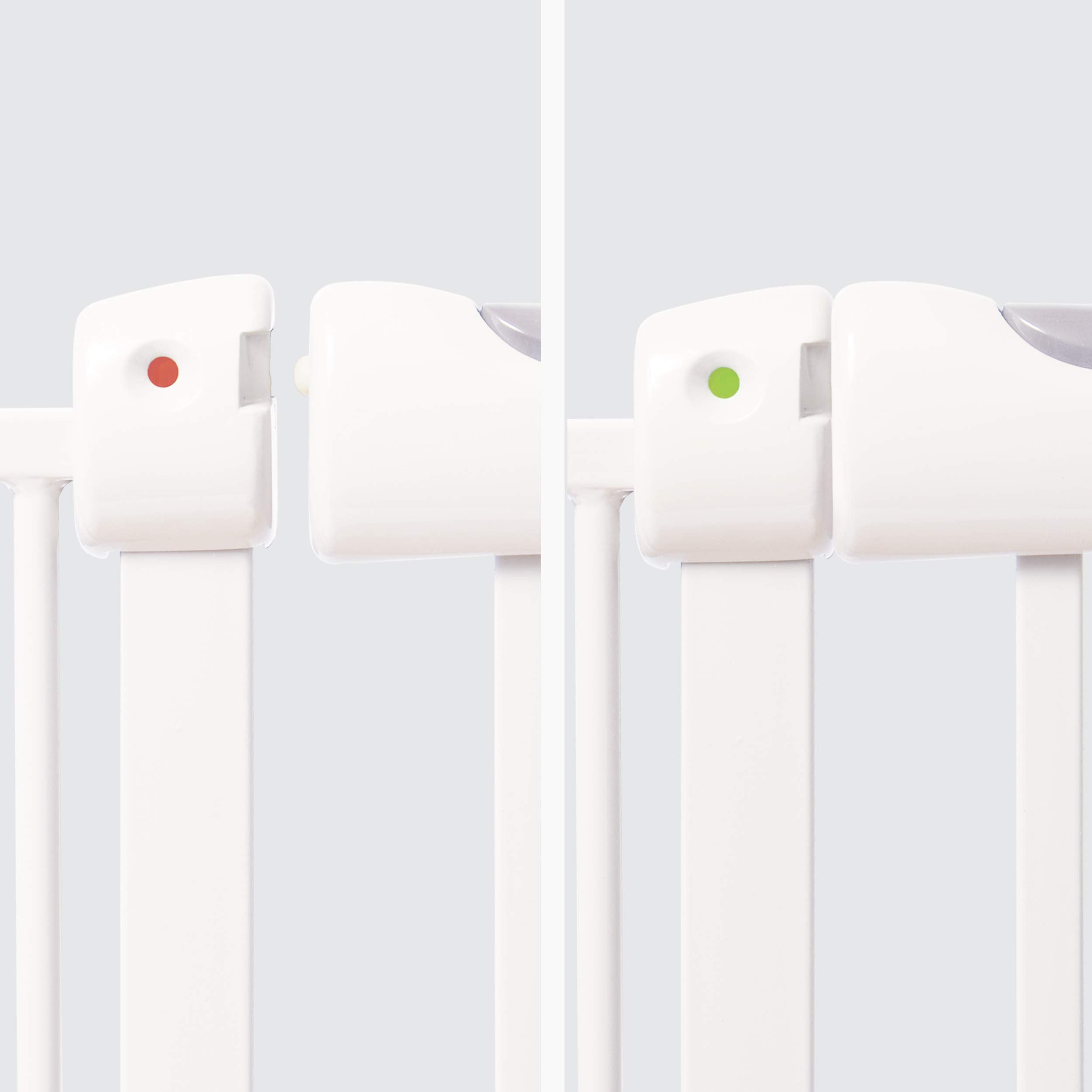 Evenflo Easy Walk-Thru Pressure-Mounted Gate - White, 1 Count, Ideal for Safety and Convenience in Doorways and Hallways