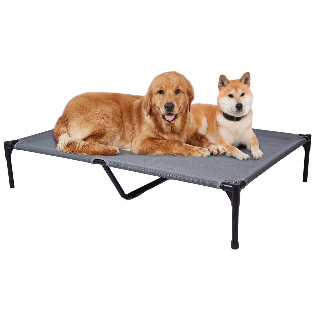 Pettycare Elevated Outdoor Dog Bed - Dog Cots For Large Dogs Xl, Heavy Duty Raised Cot Waterproof, Cooling Pets Bed With Washabl