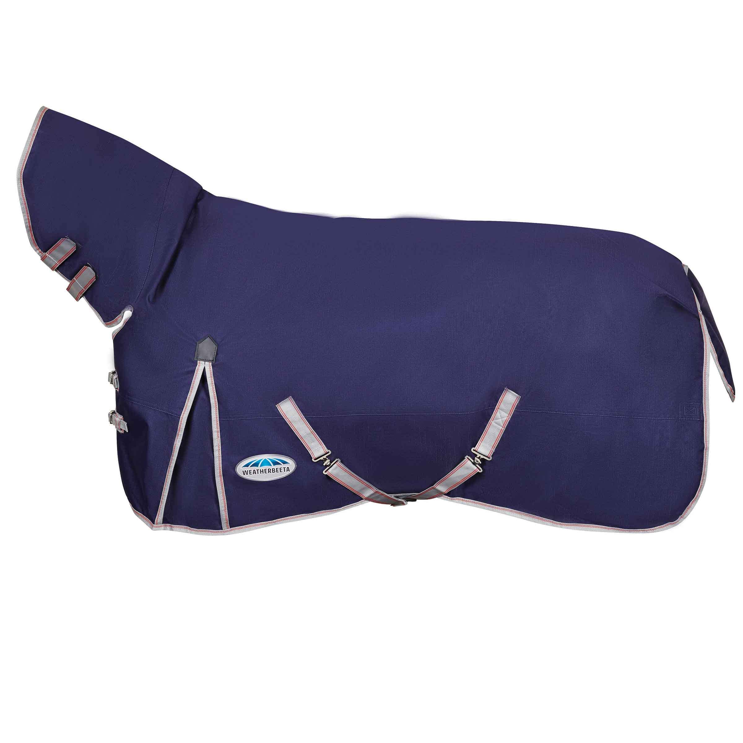 Weatherbeeta Comfitec Essential Combo Neck Heavy, Navy/Silver/Red, 63''