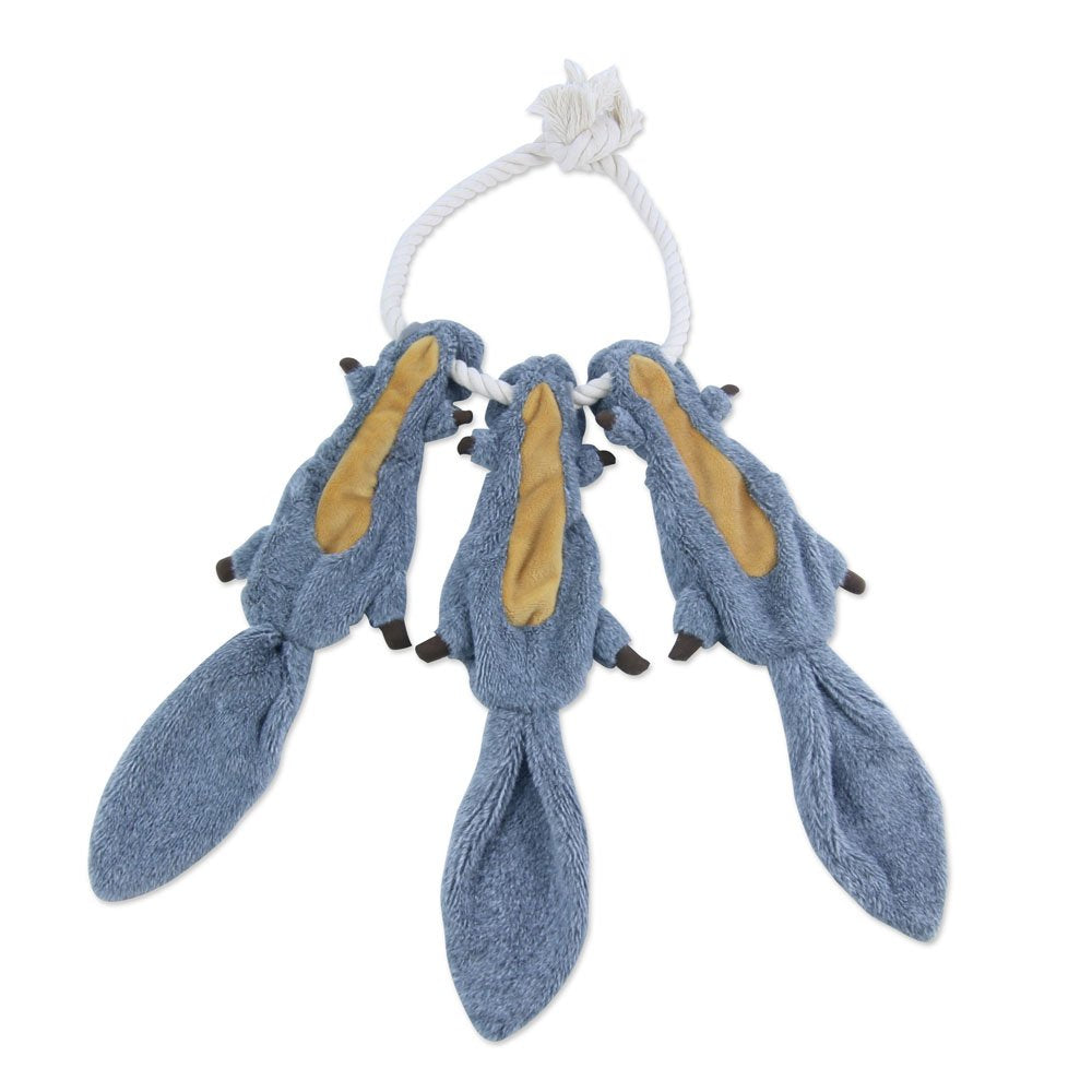 The Coop The Walking Dead Daryl'S Squirrels On A Rope Plush Chew Toy, One Size