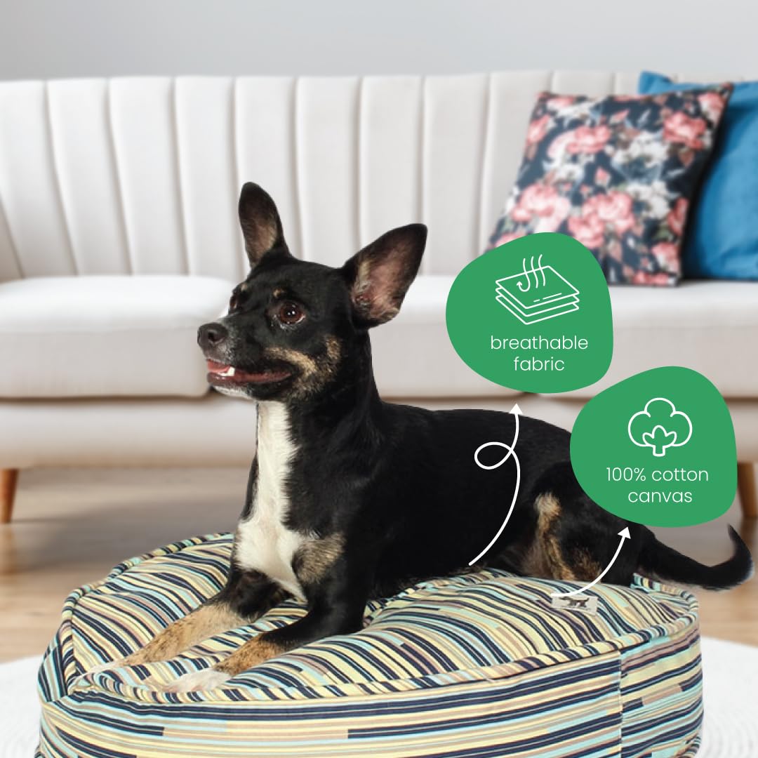 Molly Mutt Small Dog Bed Cover - I Don'T Like Mondays Print - Measures 22   X27   X5   - 100% Cotton - Durable - Breathable - Su
