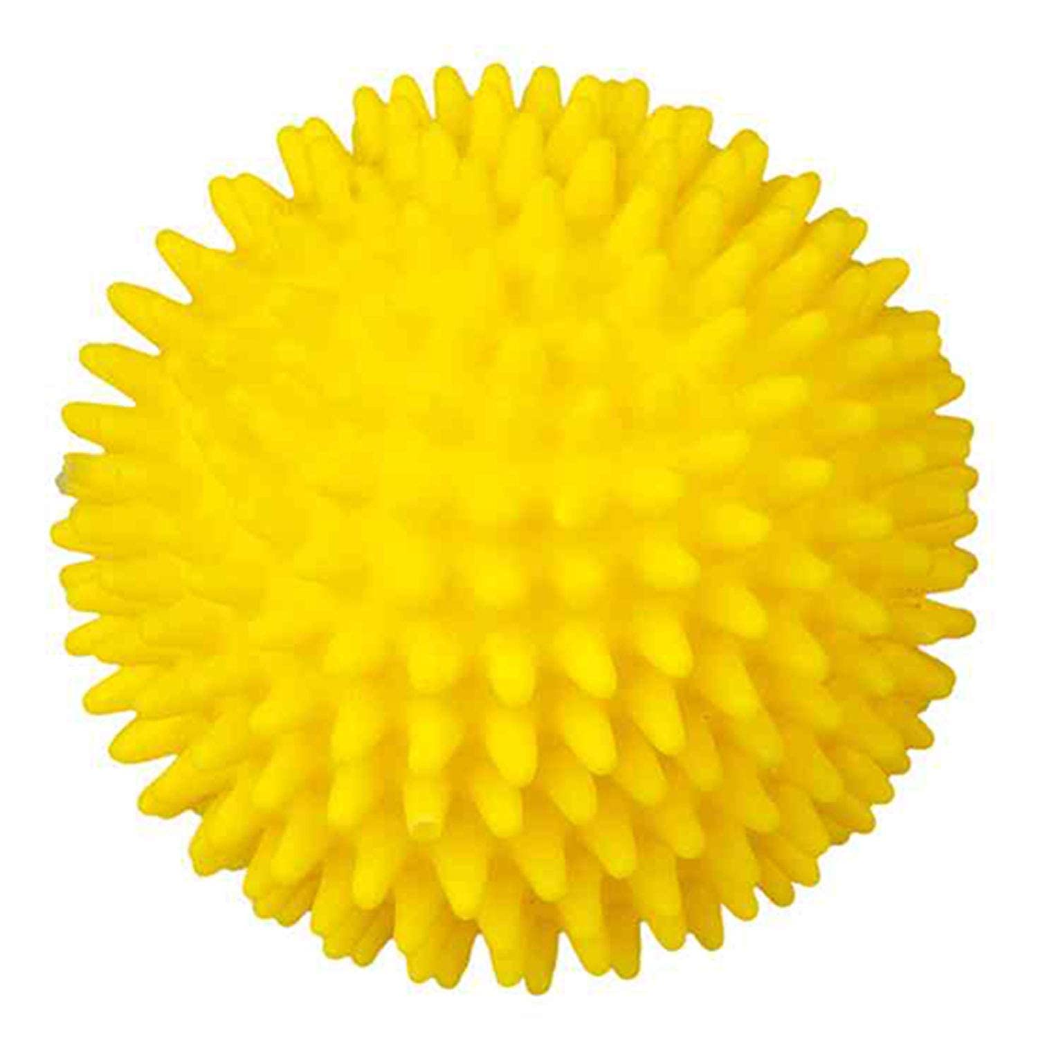 Benstar Hedgehog Chew Ball Toy for Dogs, Durable, NonToxic Chew Toy, Made with Vinyl, Soft Spikes Help in Cleaning & Massaging 