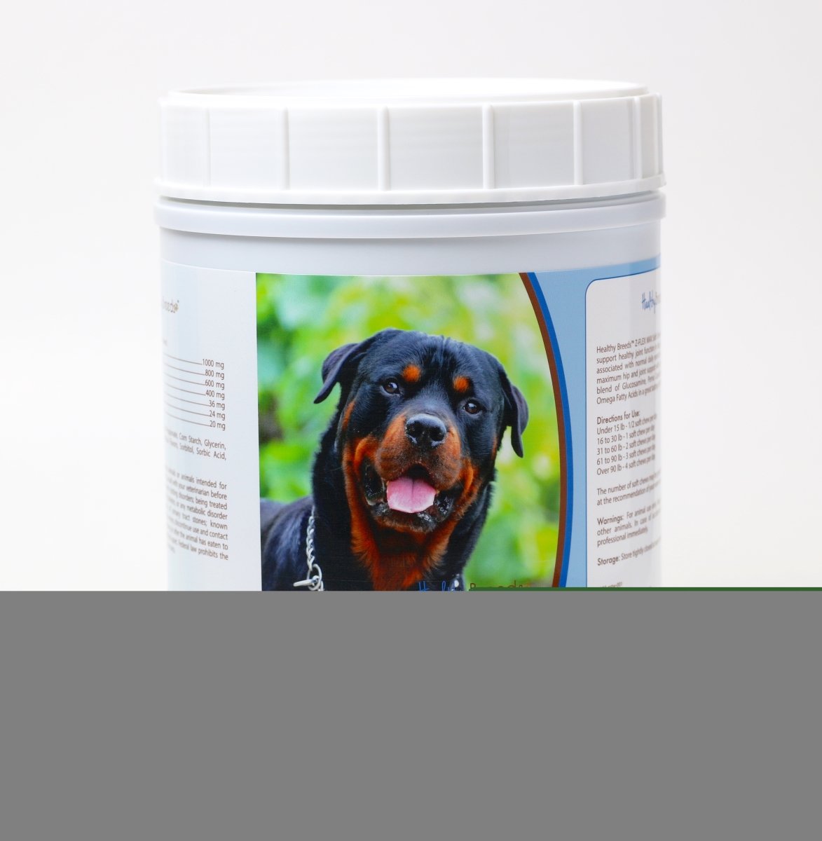 Healthy Breeds Rottweiler Z-Flex Max Hip and Joint Soft Chews 170 Count