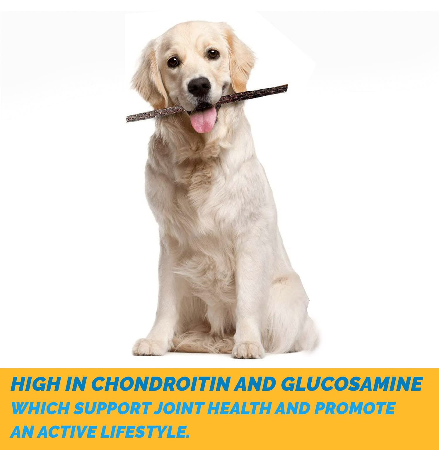 123 Treats Esophagus Dog Treats - (12 Inches - 20 Count) 100% Natural, Flat Gullet Sticks for Dogs, Beef Jerky Dog Treats Strips