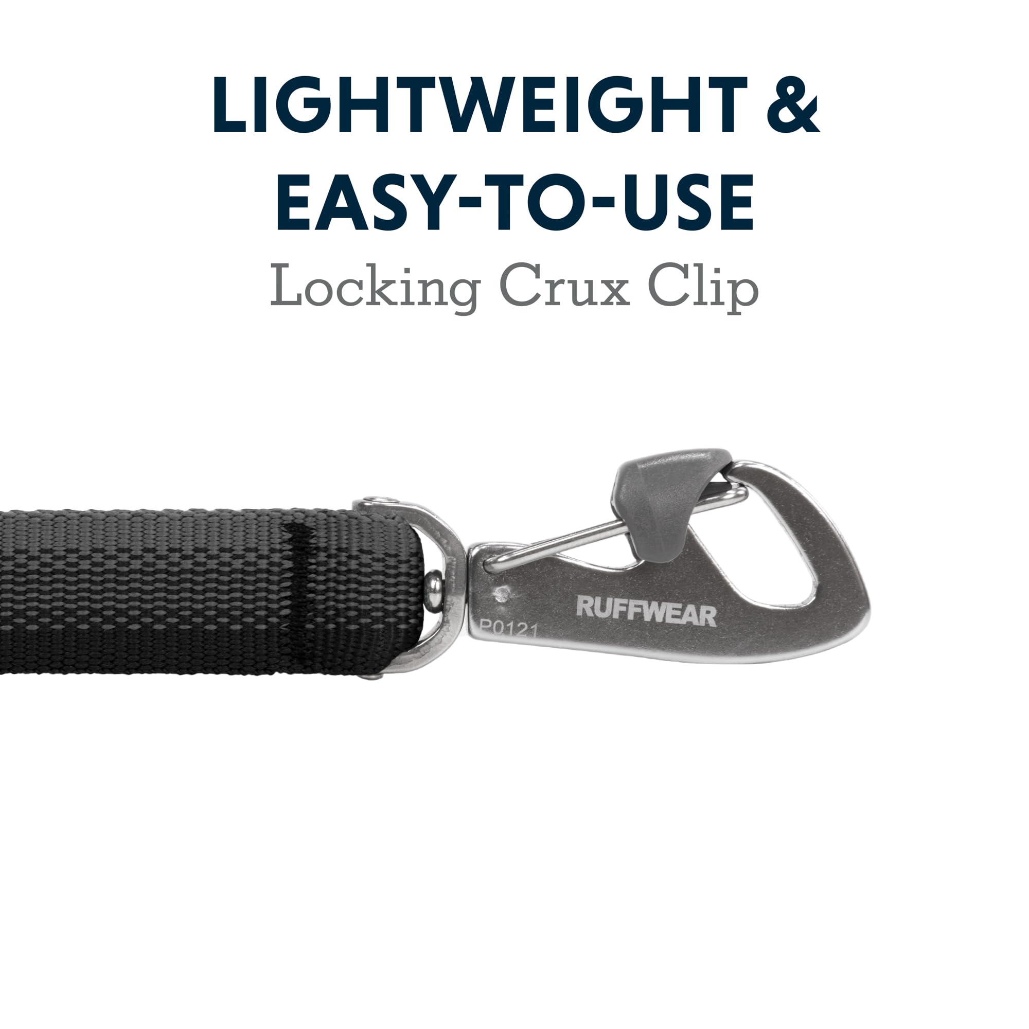 Ruffwear, Front Range Dog Leash, 5 Ft Lead With Padded Handle For Everyday Walking, Basalt Gray