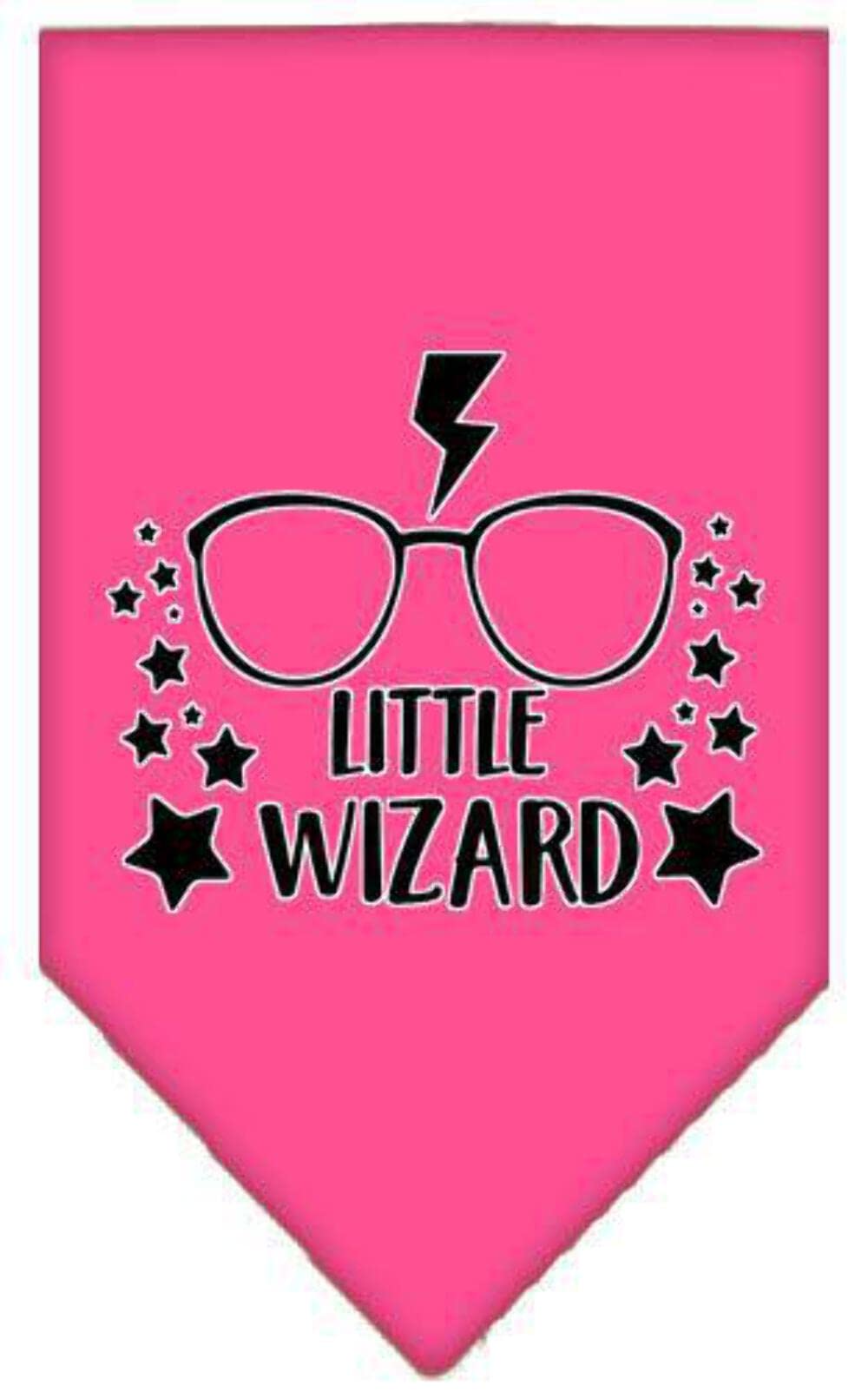 Mirage Pet Product Little Wizard Screen Print Bandana Yellow Small