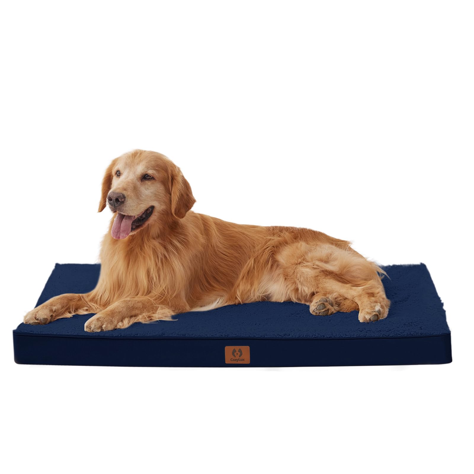 Cozylux Xl Dog Bed With Washable Cover & Waterproof Liner, Egg Foam Support Pet Bed For Crate, For Dogs Up To, For Dogs Up To 10