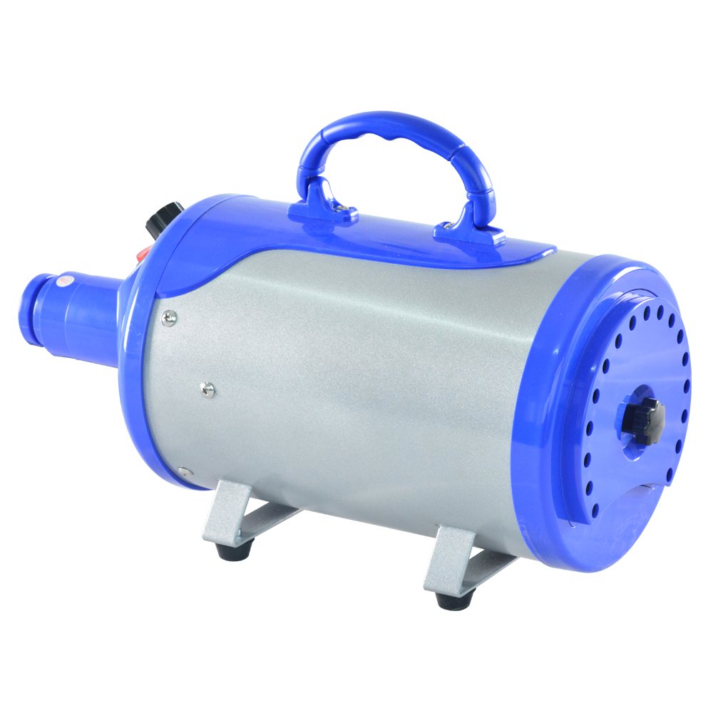 Shelandy Groomer Partner Pet Hair Force Dryer Dog Grooming Blower With Heater (Blue)