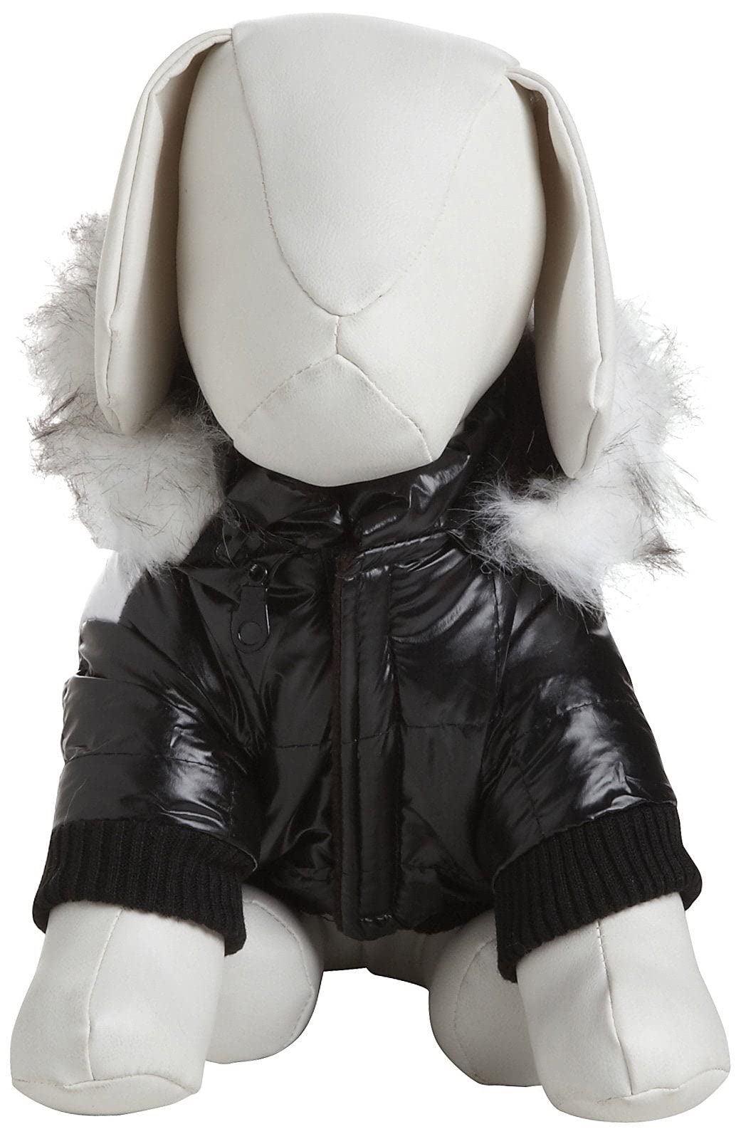 Pet Life Stripe Patterned Plush Fashion 3M Thinsulate Insulated Winter Dog Coat With Removable Hood And Reversible Polar Fleece - Dog Jacket For Small, Medium And Large Dogs