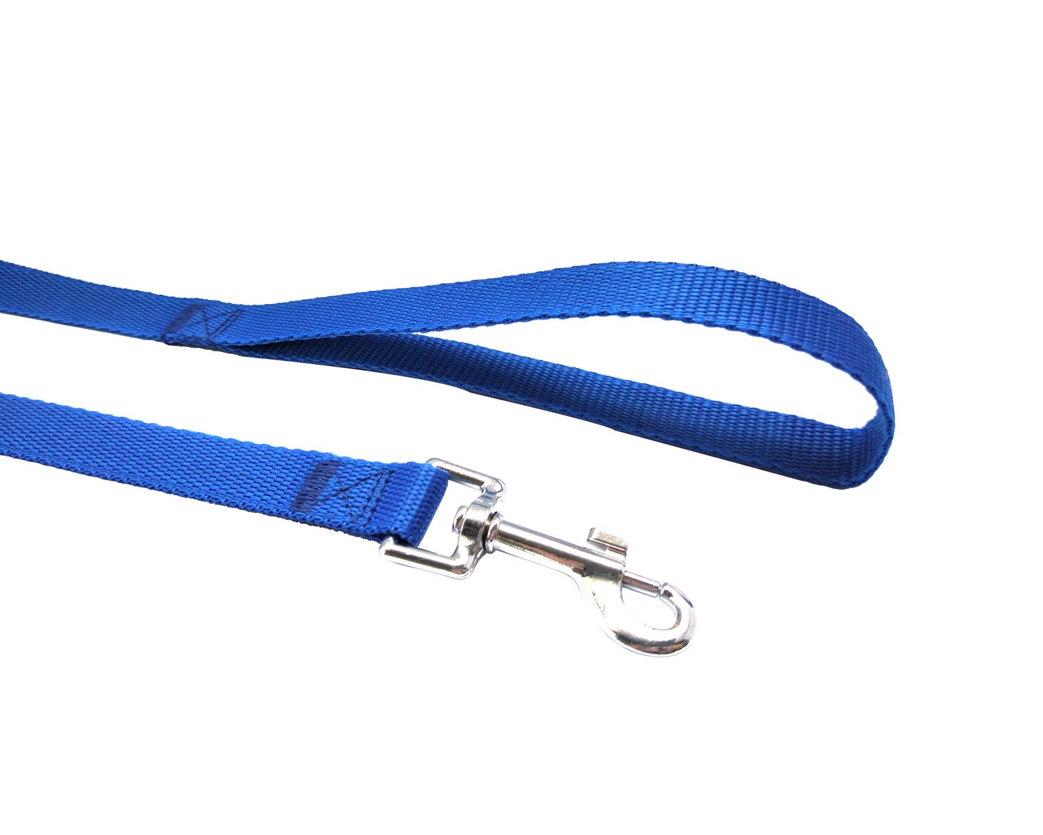 Nylon Training Dog Leash For Small Medium Large Dogs, 15Ft 20Ft 30Ft 50Ft Long Leash Dog/Puppy Lead For Obedience Recall Training, Camping (50Ft, Blue)