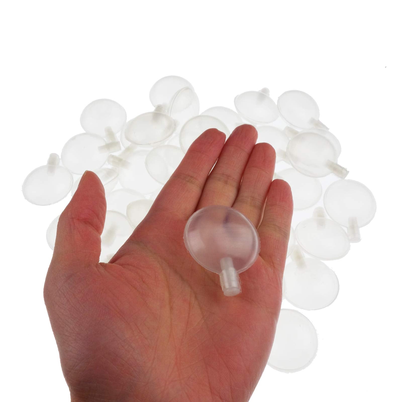 Zelerdo 60 Pack Toy Squeakers Fit Repair Dog Pet Baby Toys Noise Maker Insert Replacement (50Mm)