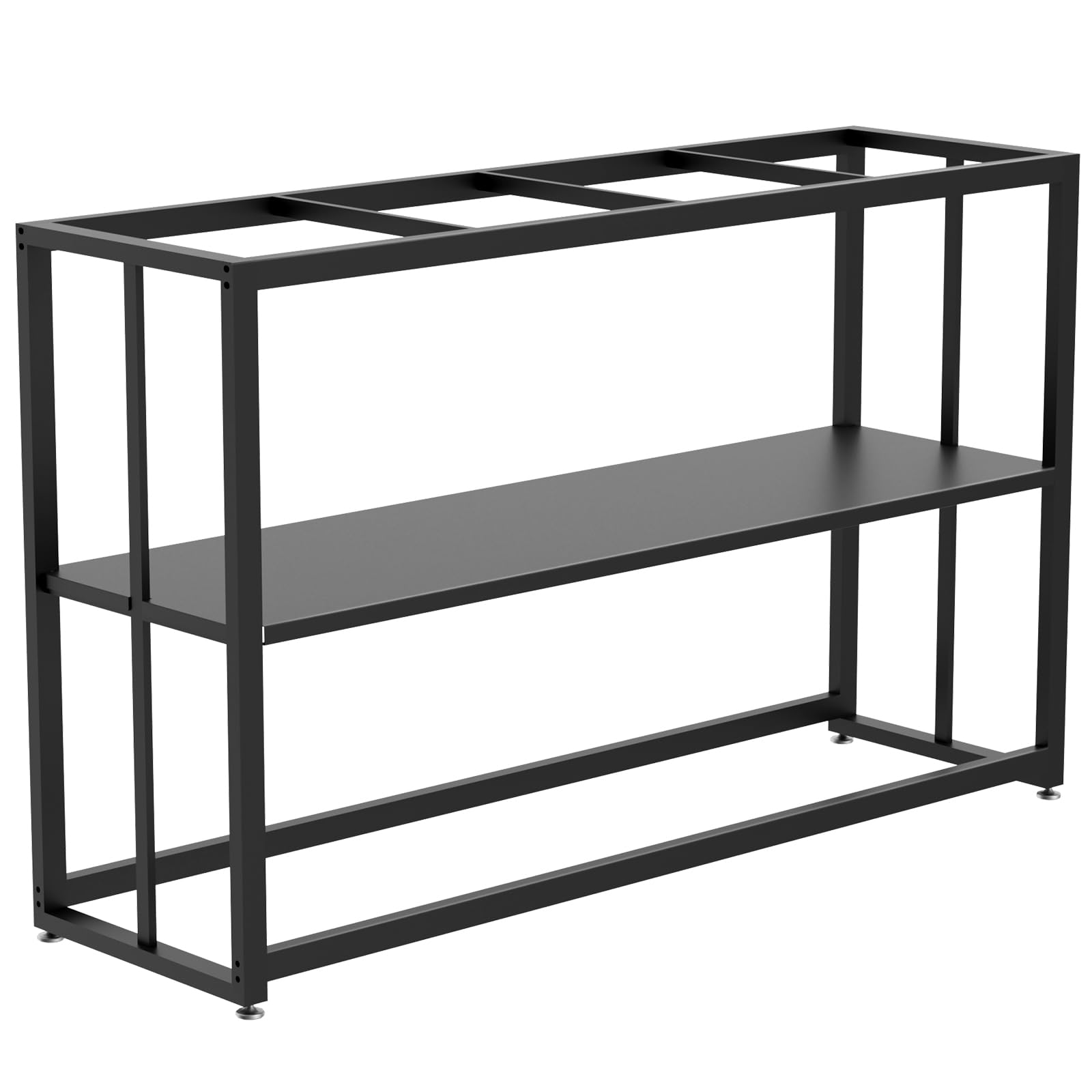 Likeem Fish Tank Stand Metal Aquarium Stand 55 Gallon Aquarium Turtle Tank 48.4 x 14.17 x 29.5