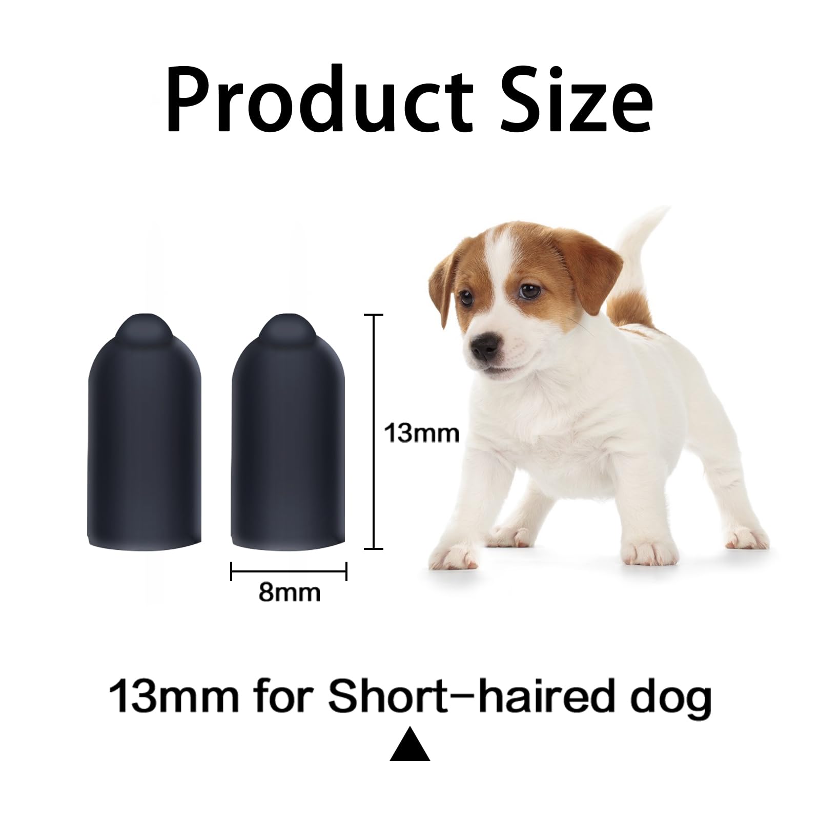 Shock Collar Rubber Tips For Dog,24 Pieces Column Conductive Rubber Sleeve Prong Collar Cover Training Collar Replacement Parts