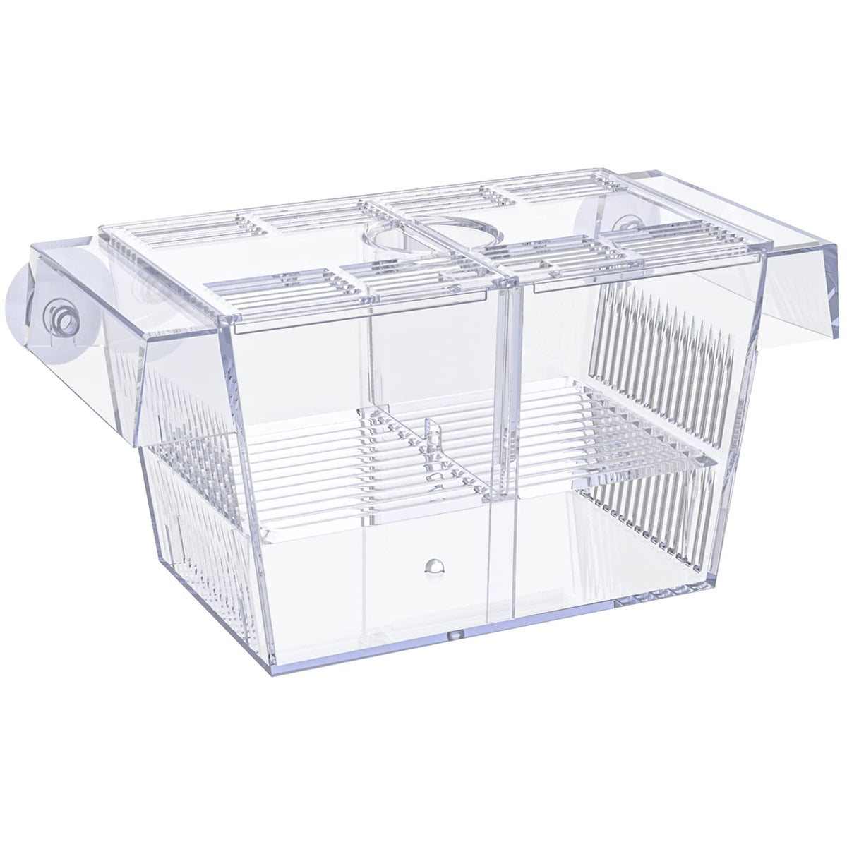 breeding box for tropical fish Senzeal Aquarium Breeder Plastic Fish Isolation Box Hatching Incubator Box Baby Fishes Shrimp Clownfish Guppy : Pet Supplies The breeding boxes come with a suction cup hanging system with 4 suction cups Pawfly Breeder Box For Fish