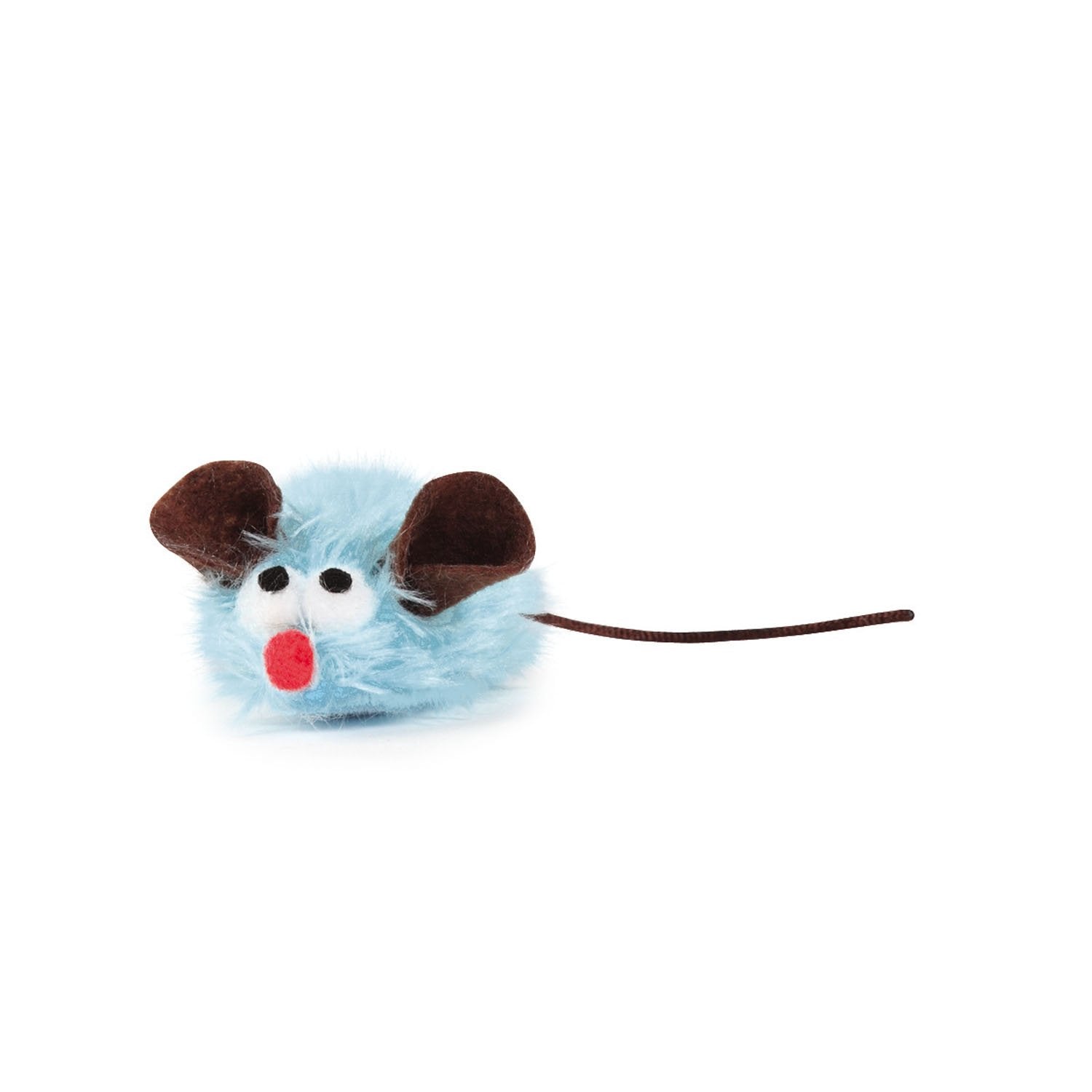 Savvy Tabby Polyester/Felt Snuggle Mice Cat Toys Canister, 48-Pack