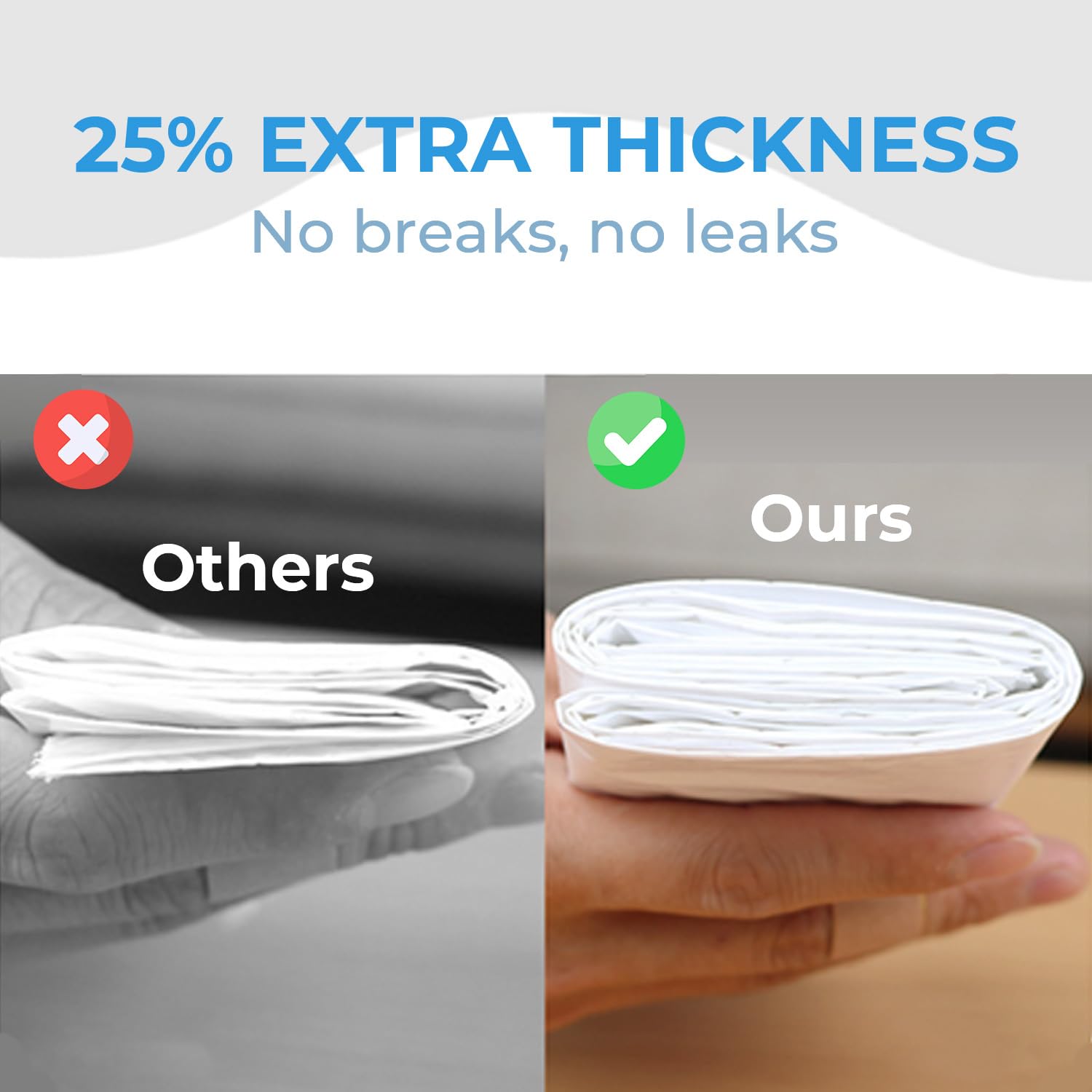 Xuepett 120 Pack Cat Litter Bags With Drawstring, Compatible With Litter-Robot 3/4 Heavy Duty Cat Litter Box Liners Waste Bags R