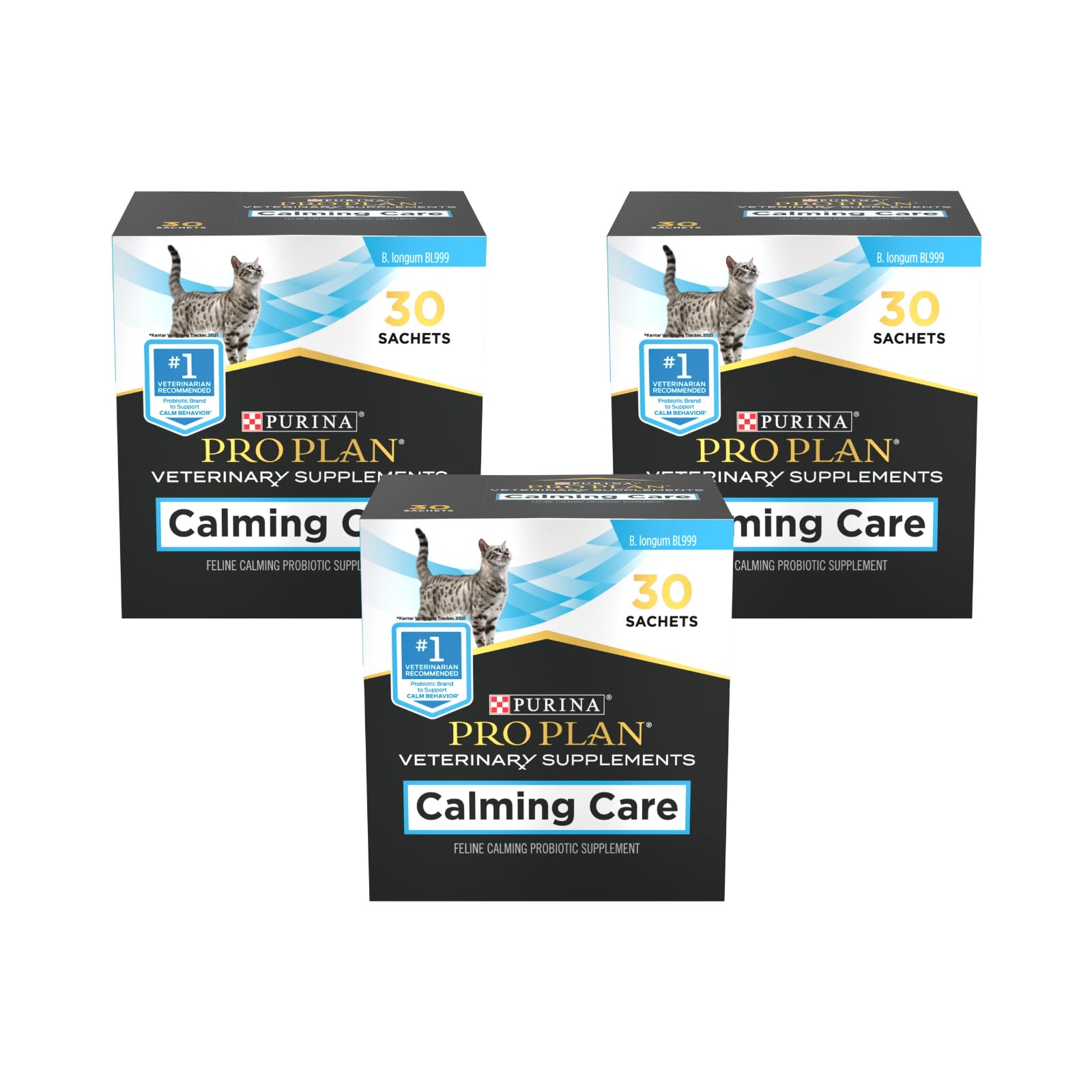 Purina Pro Plan Veterinary Supplements Calming Care for Cats, Feline Calming Probiotic Supplement, Cat Digestive and Behavioral 