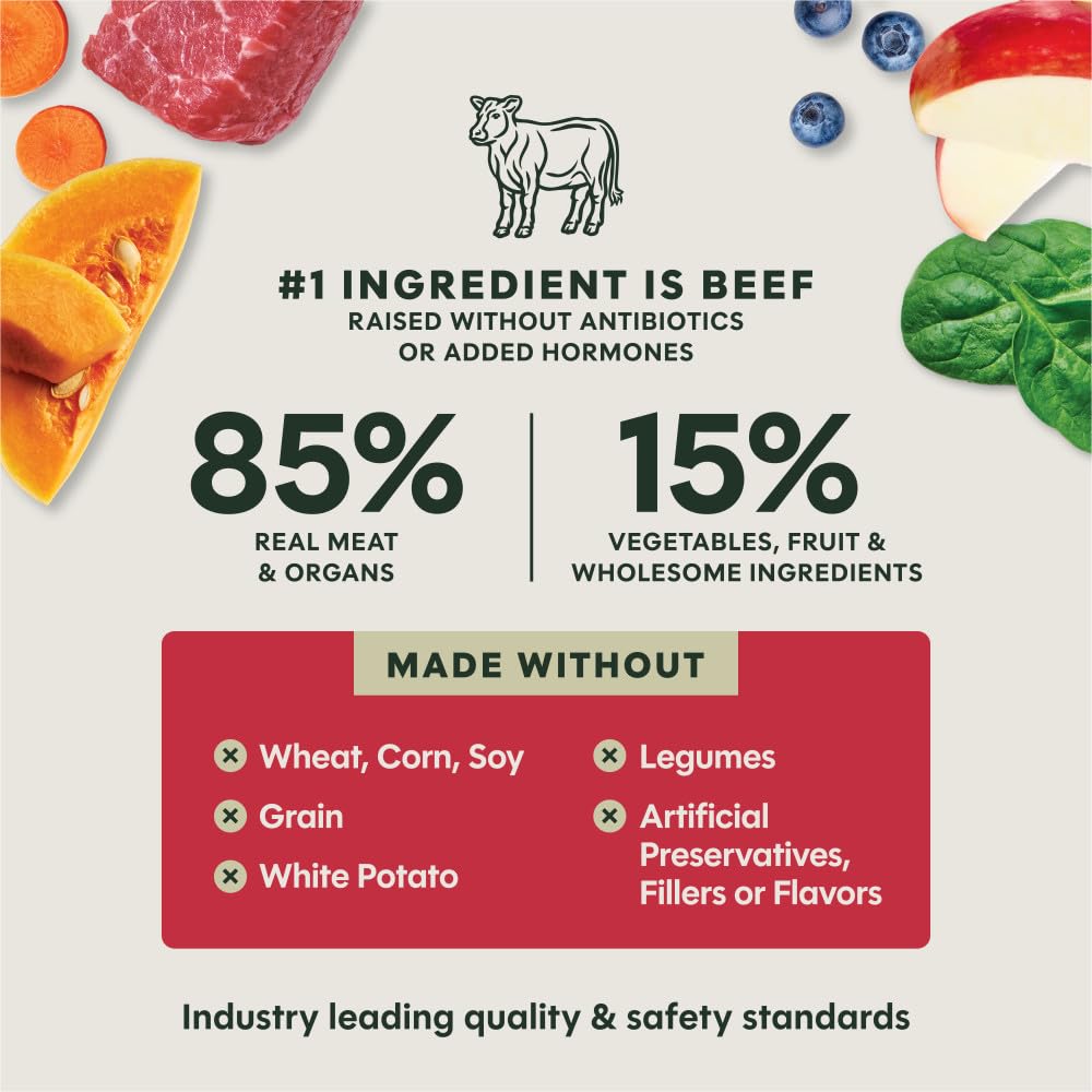 Instinct Raw Meals Freeze-Dried Beef Dog Food, 14 oz. Bag