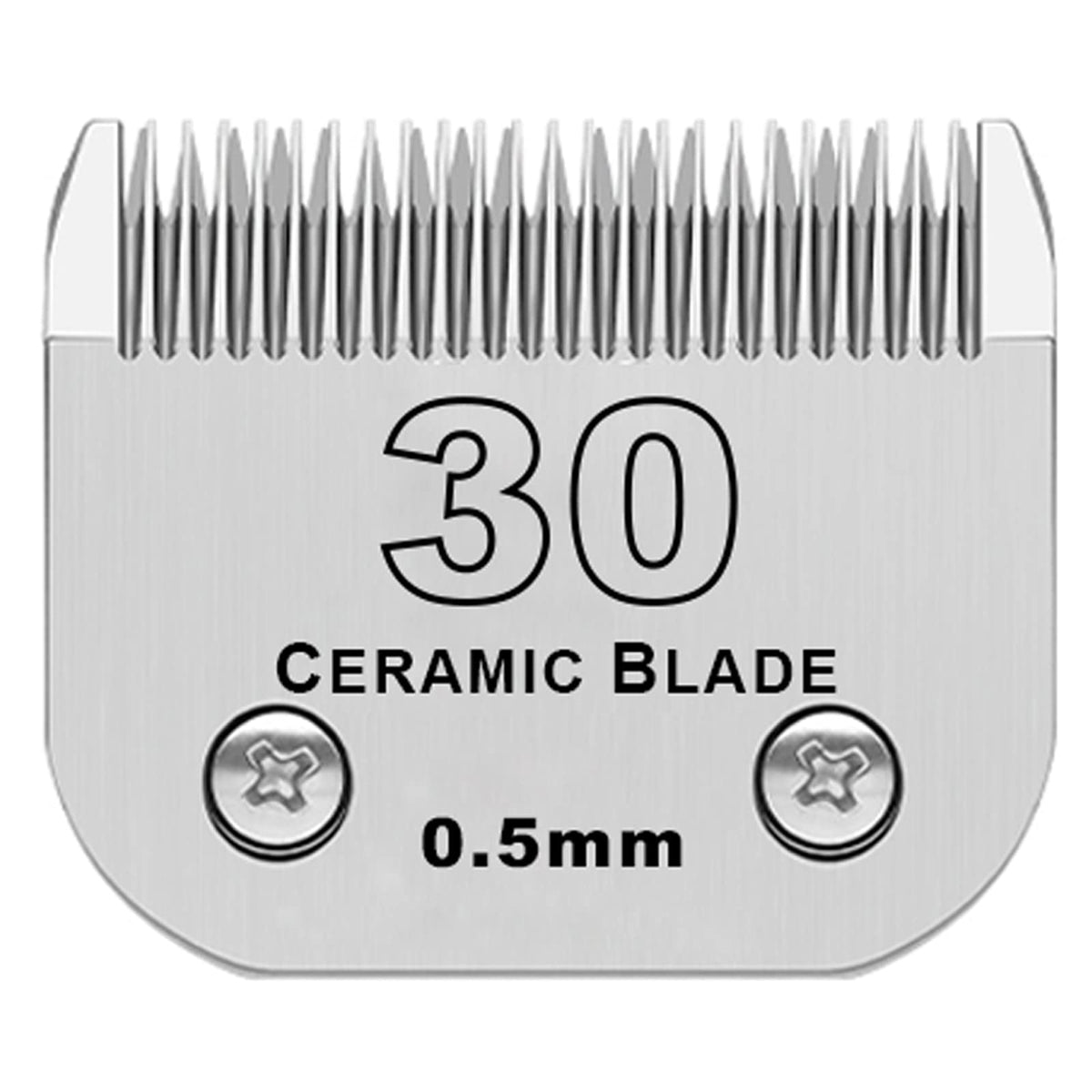 Dodaer Detachable Pet Dog Grooming Clipper Ceramic Blade,Compatible With Andis Size 30 Cut Length 1/50''(0.5Mm),Compatible With 