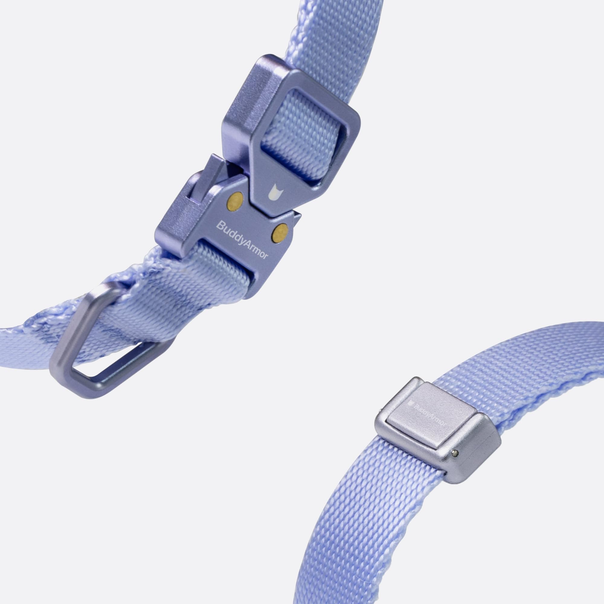 Buddyarmor Dog Collar Pro And Leash Set, Heavy Duty Quick Release Buckle Dog Collar And Two Handles Leash For Training & Outdoor
