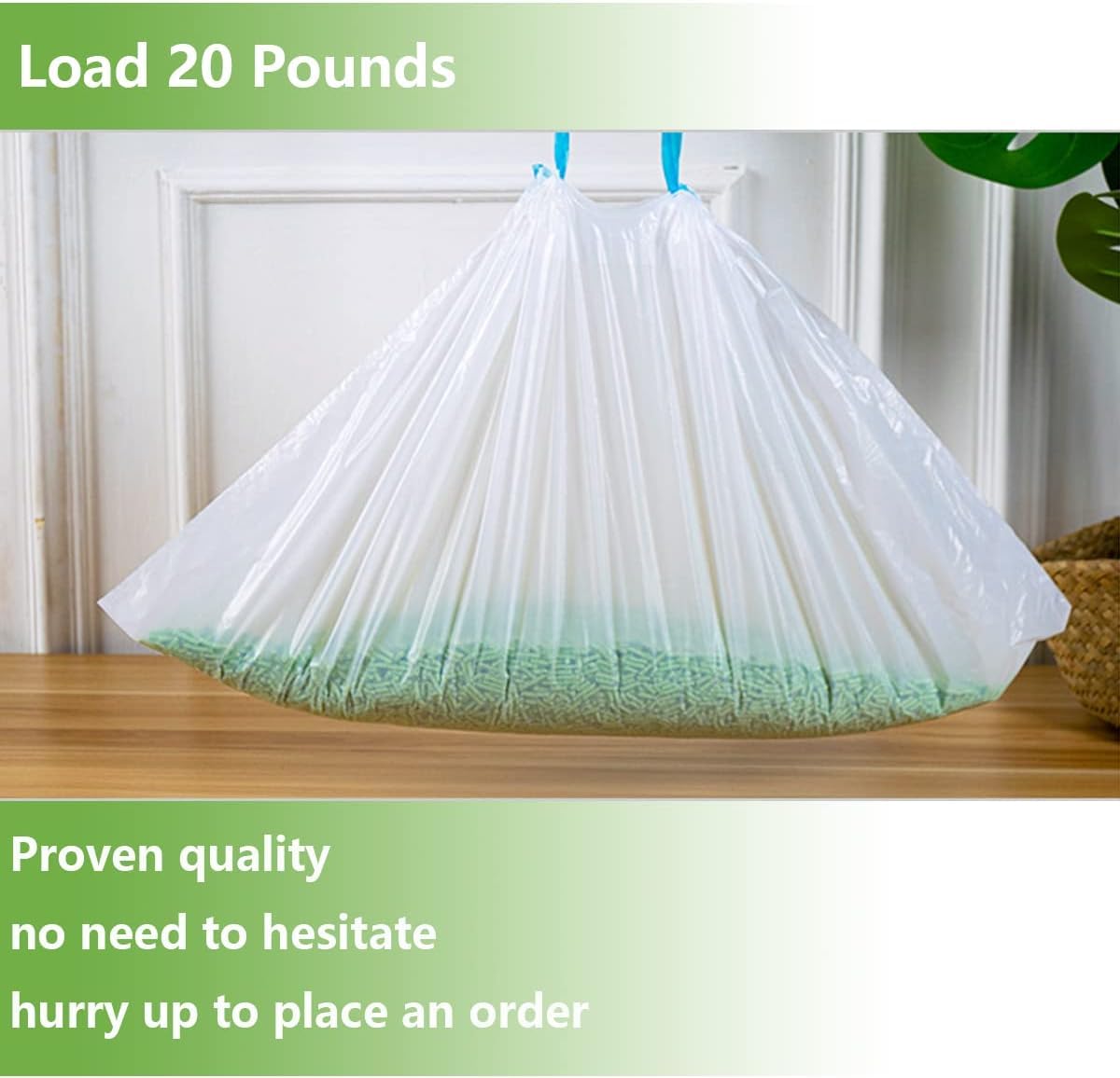Cat Litter Box Liners 12 Count Drawstring Extra Durable Pet Cat Pan Liners Cat Waste Litters Bags Kitty Litter Box Bag Pet Cat S