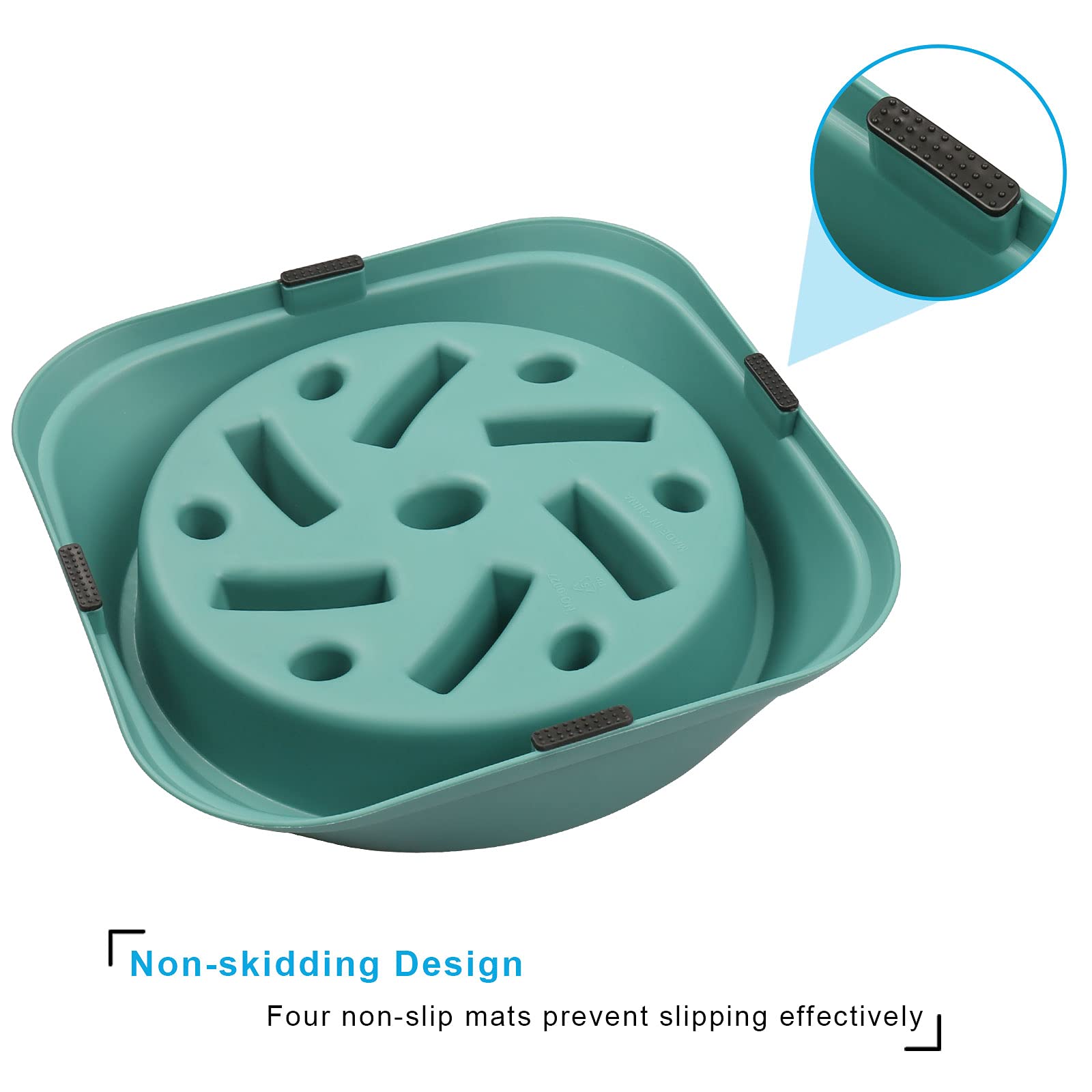 Upsky Slow Feeder Small Dog Puzzle Bowl Feeder - Anti-Slip, Anti-Bloat, Anti-Choking (12-70 Lbs)