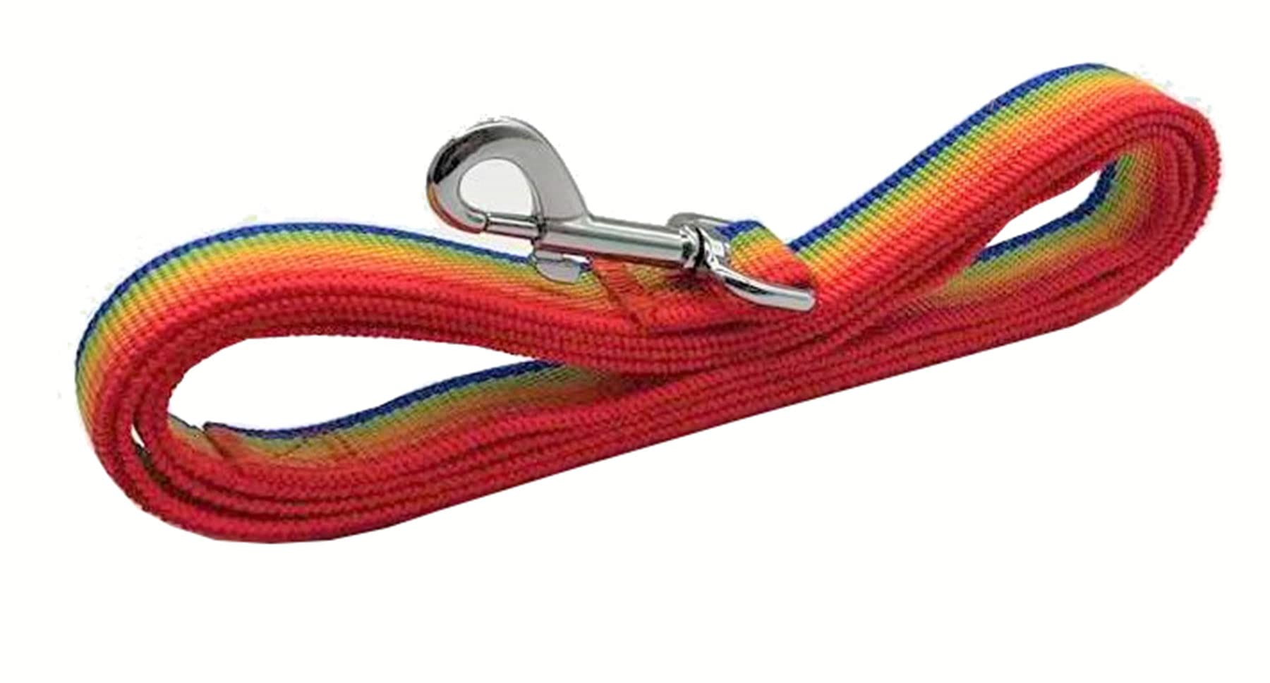 Taian 4Ft/5Ft/6Ft Strong Dog Leash, Nylon Dog Leashes For Small Medium Large Dogs (5/8 In X 5 Ft, Rainbow)
