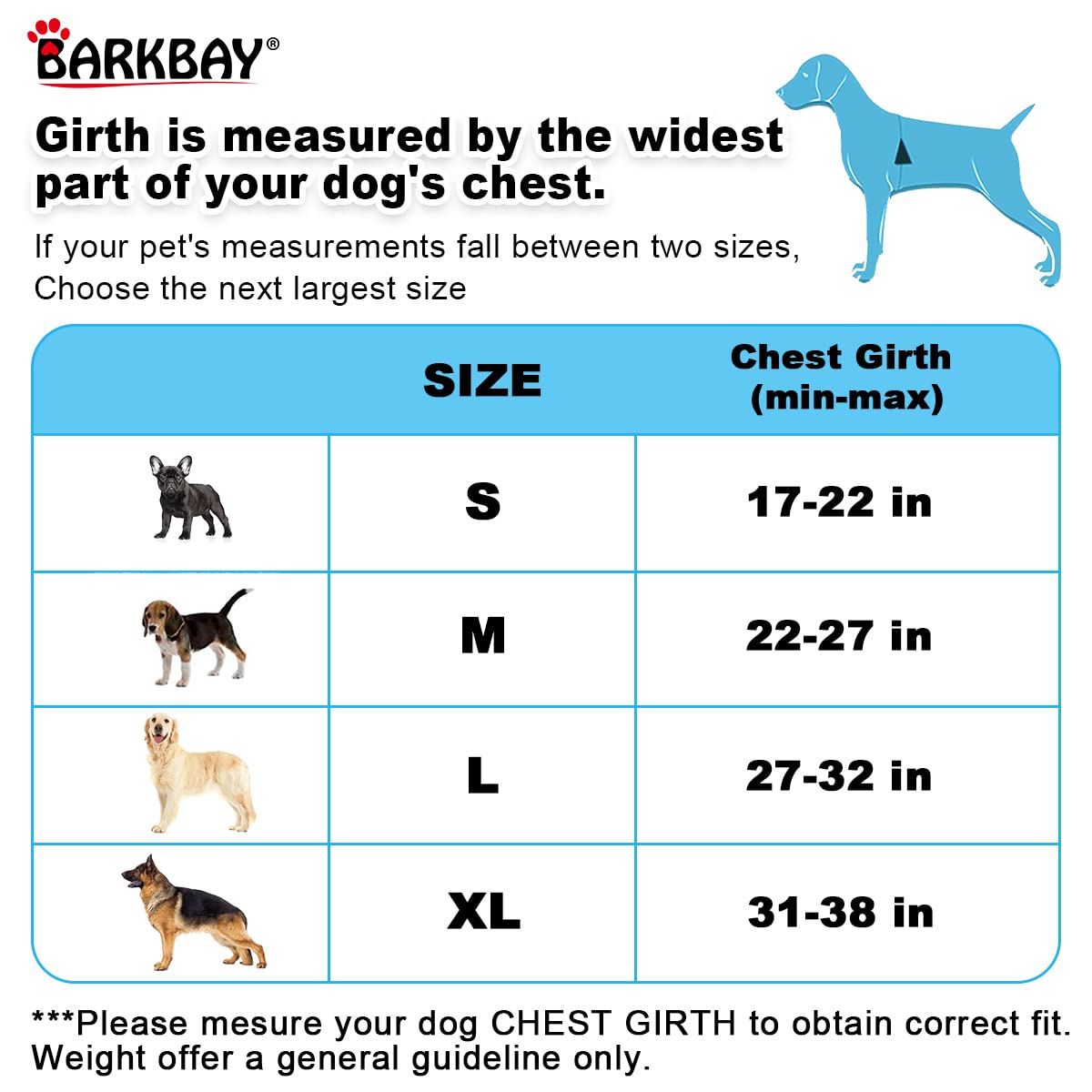 Barkbay No Pull Dog Harness Front Clip Heavy Duty Reflective Easy Control Handle For Large Dog Walking With Id Tag Pocket(Orange,S)